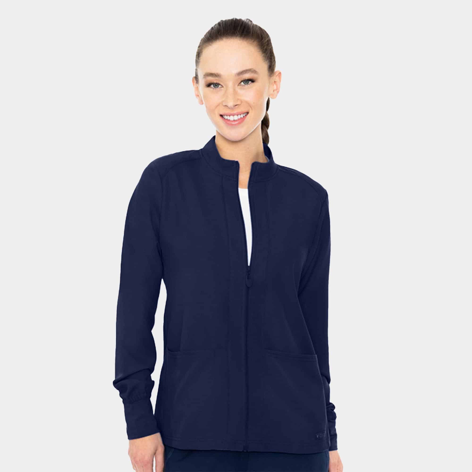MC Insight Zip Front Warm-Up With Shoulder Yokes | MC2660