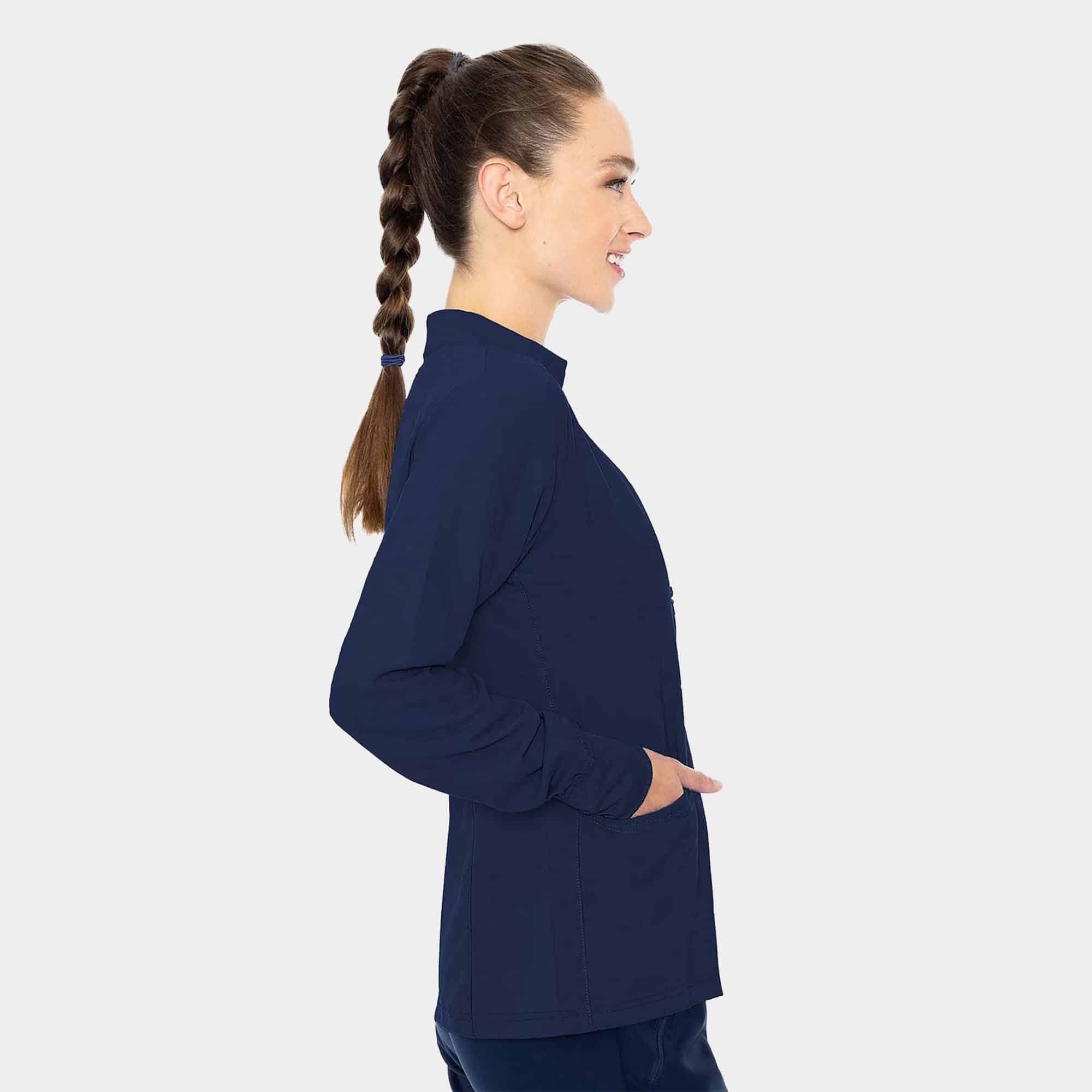 MC Insight Zip Front Warm-Up With Shoulder Yokes | MC2660