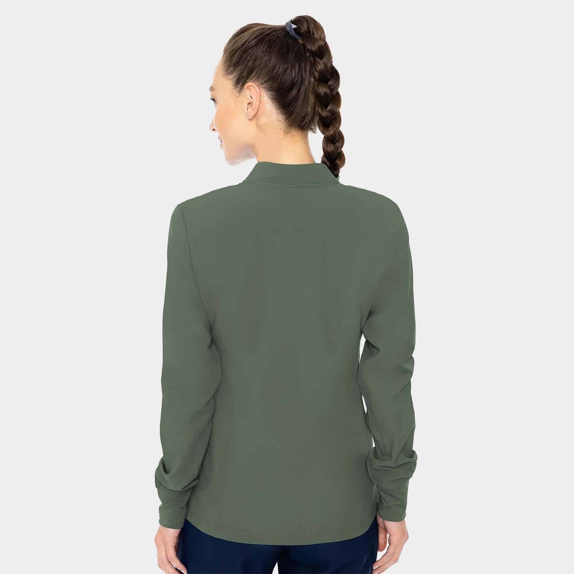 MC Insight Zip Front Warm-Up With Shoulder Yokes | MC2660