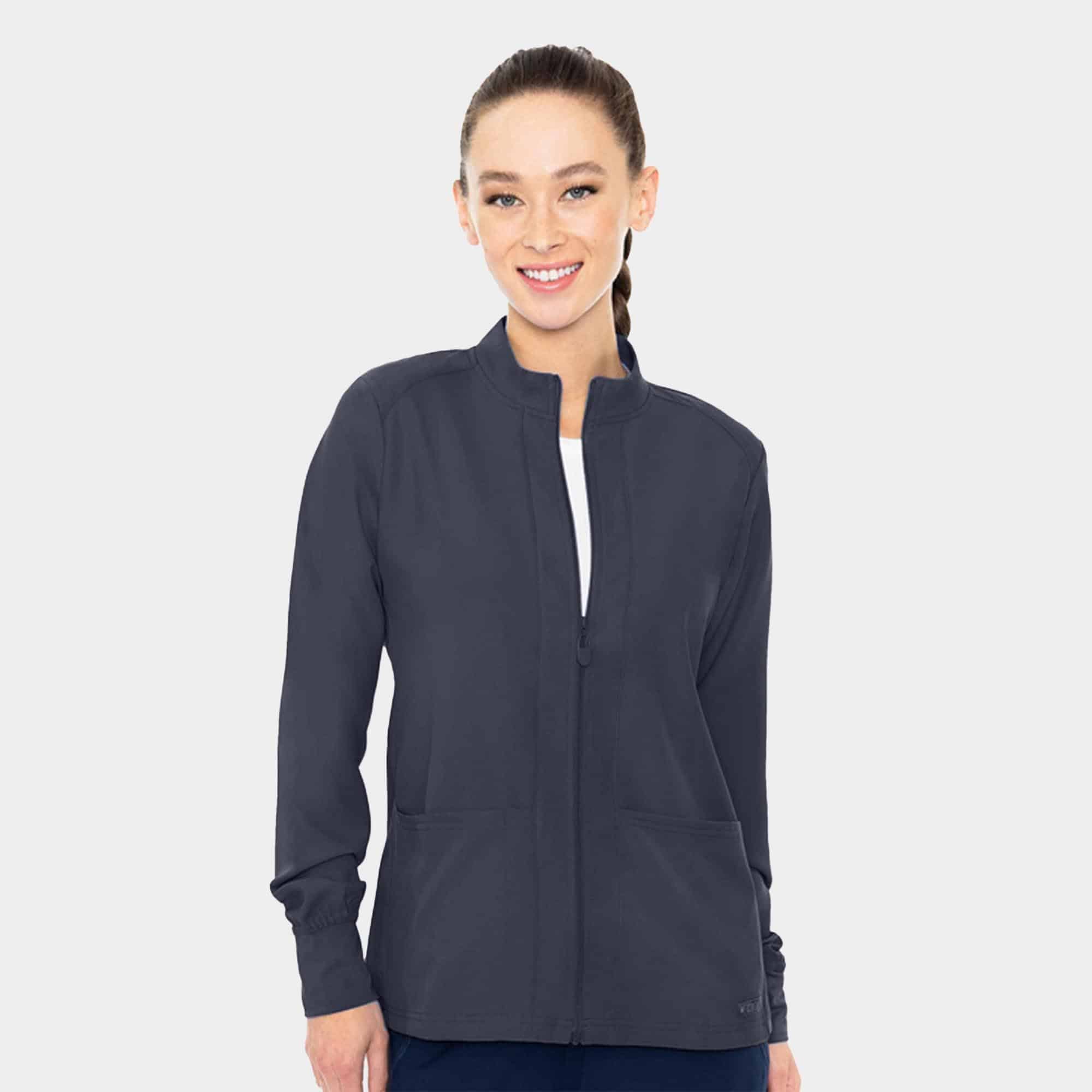 MC Insight Zip Front Warm-Up With Shoulder Yokes | MC2660