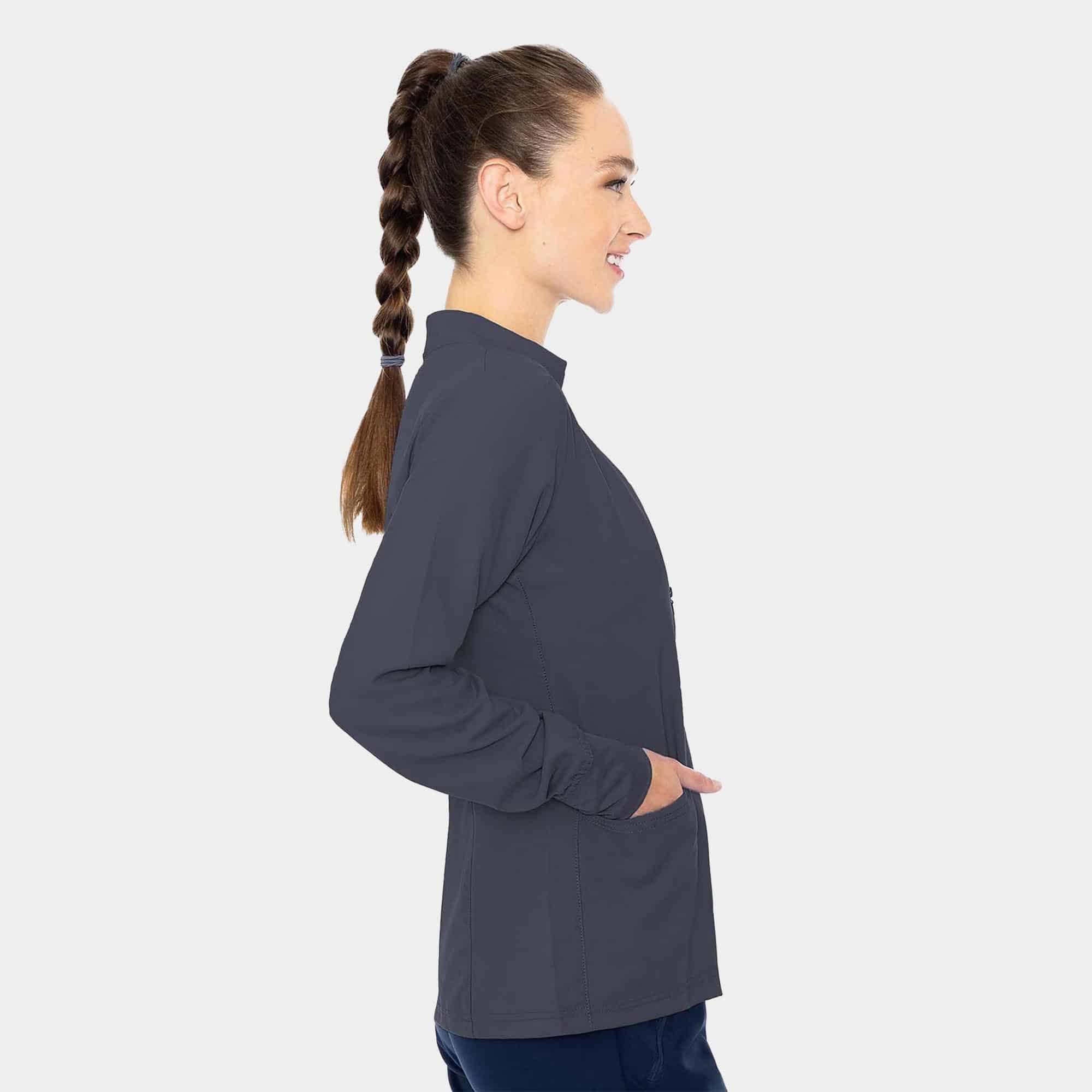MC Insight Zip Front Warm-Up With Shoulder Yokes | MC2660