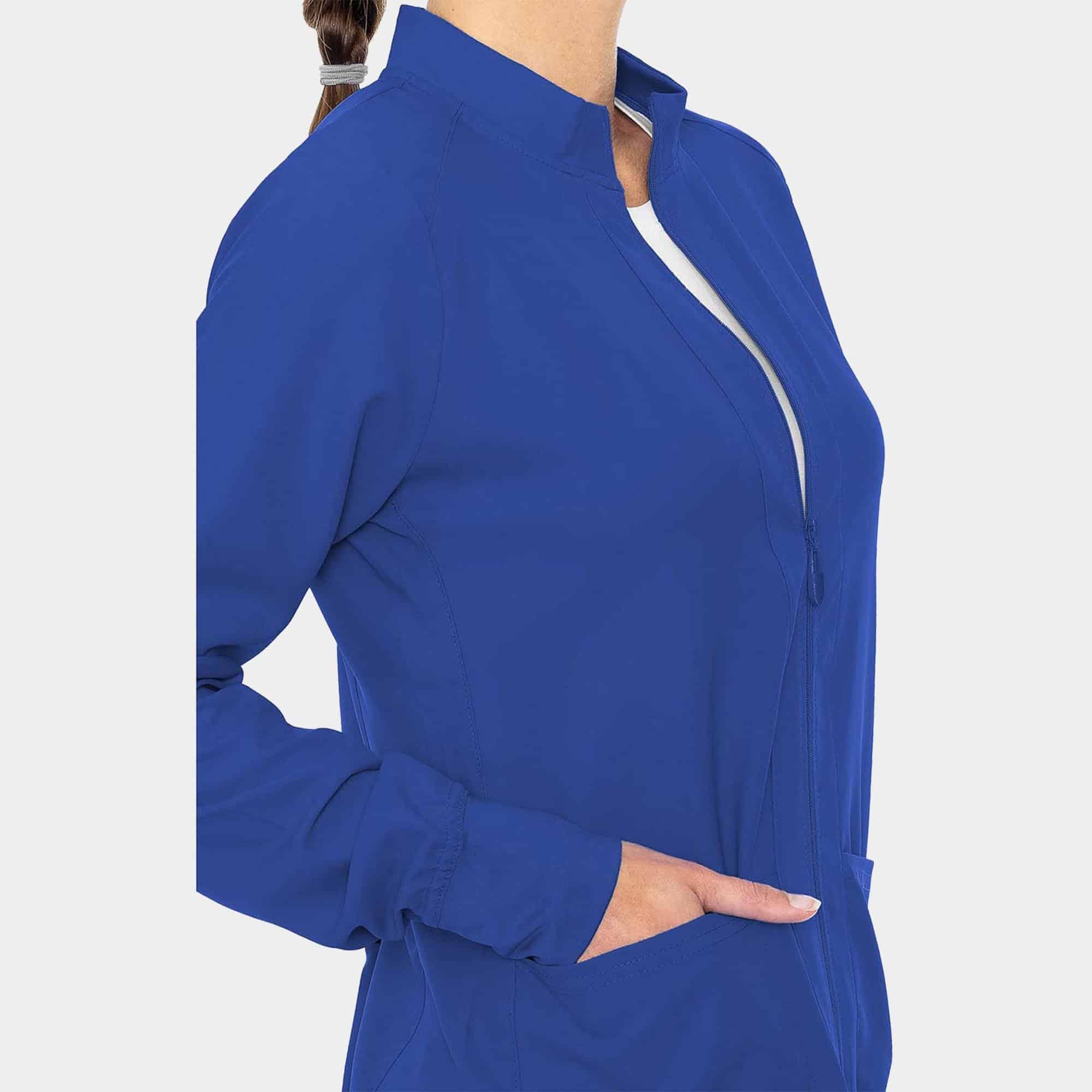 MC Insight Zip Front Warm-Up With Shoulder Yokes | MC2660