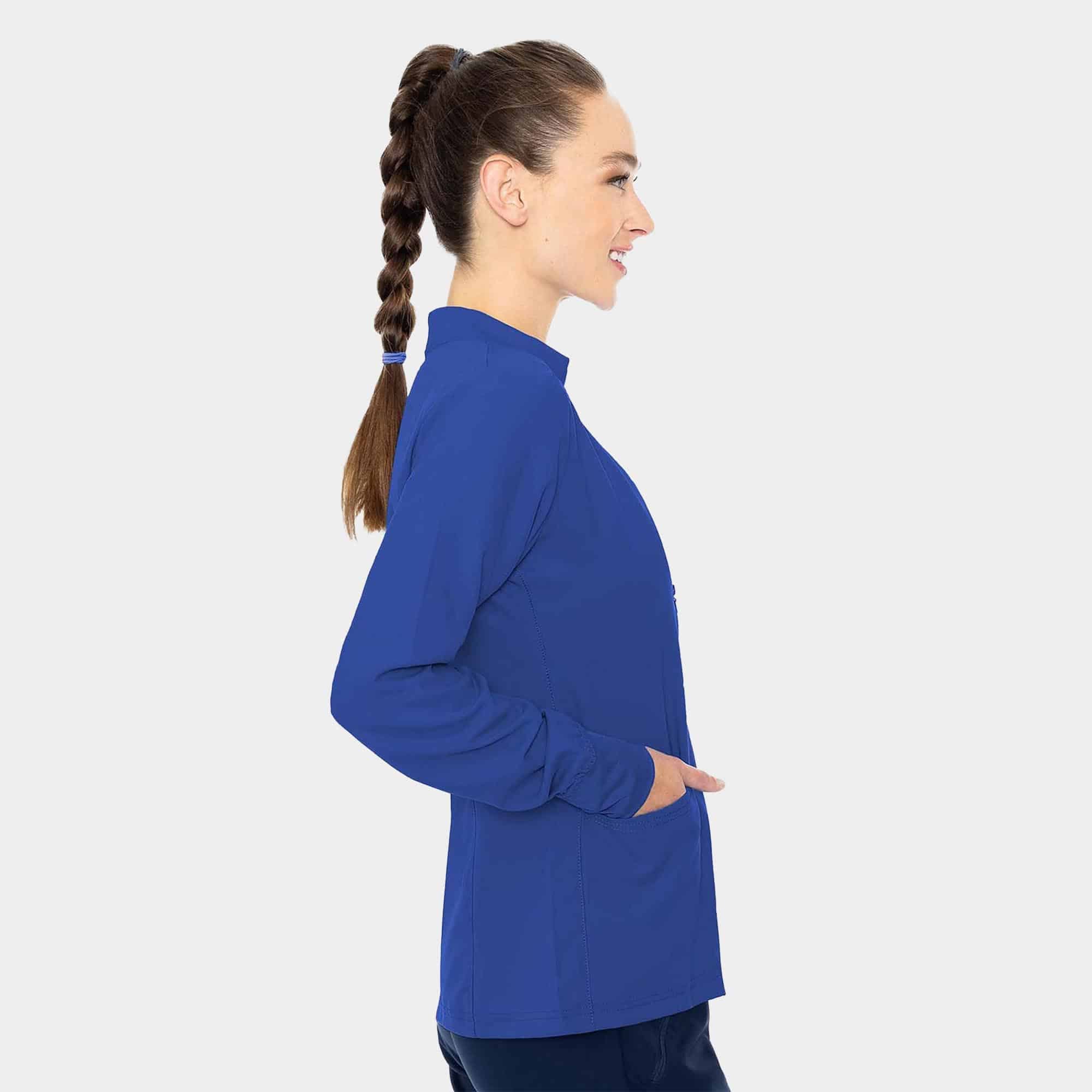 MC Insight Zip Front Warm-Up With Shoulder Yokes | MC2660