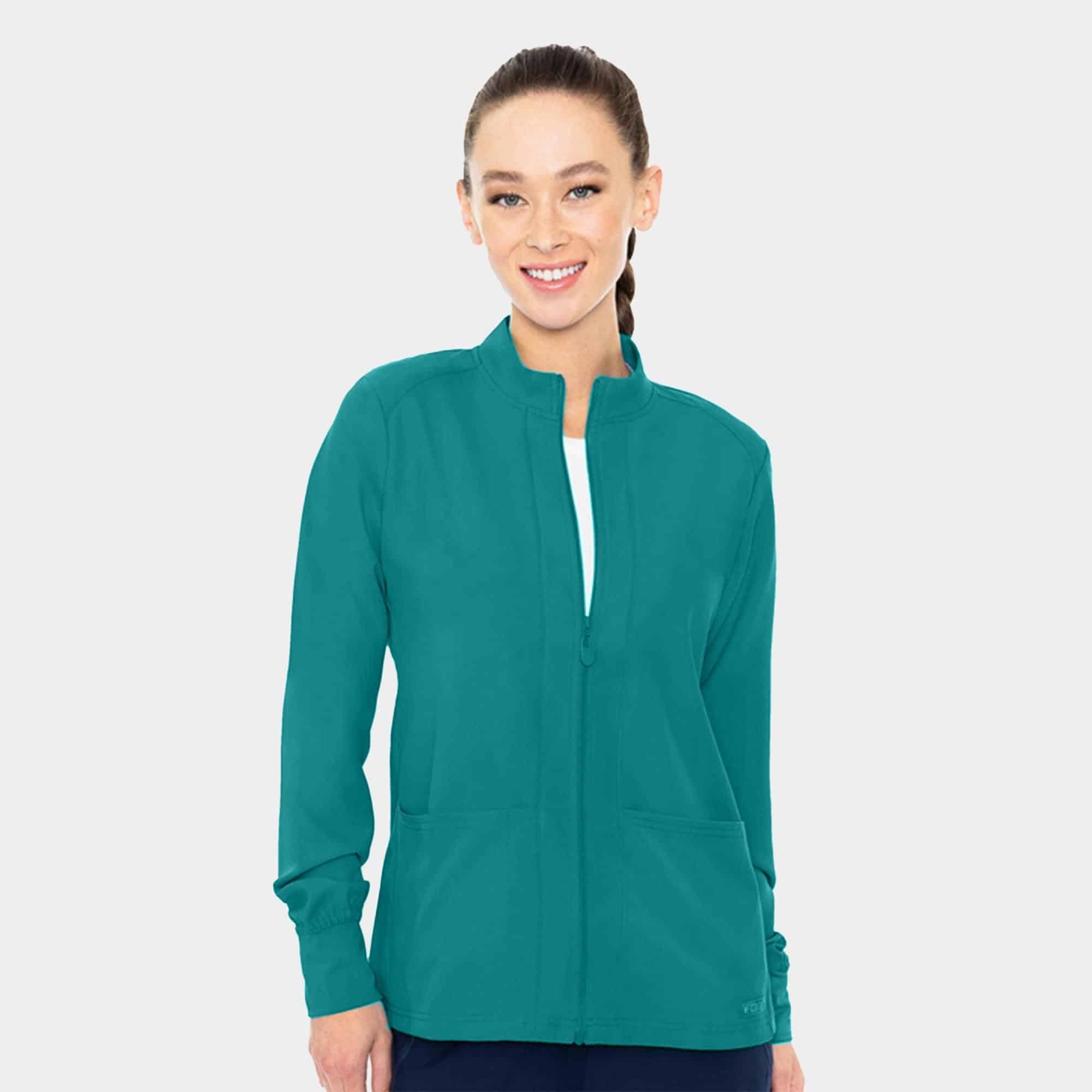 MC Insight Zip Front Warm-Up With Shoulder Yokes | MC2660