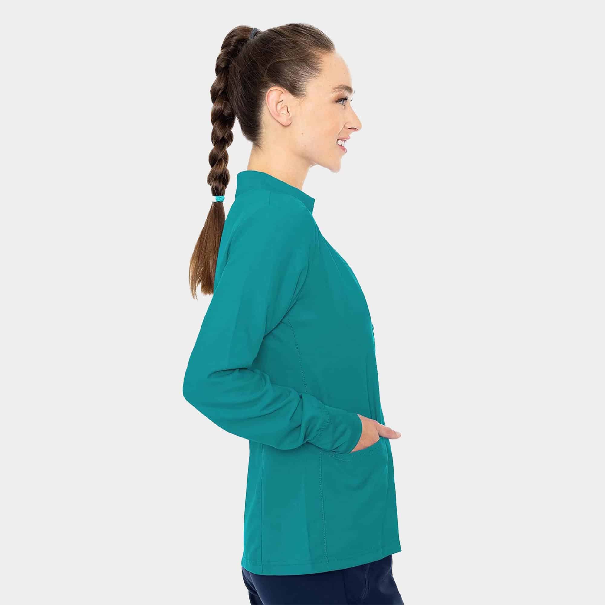 MC Insight Zip Front Warm-Up With Shoulder Yokes | MC2660