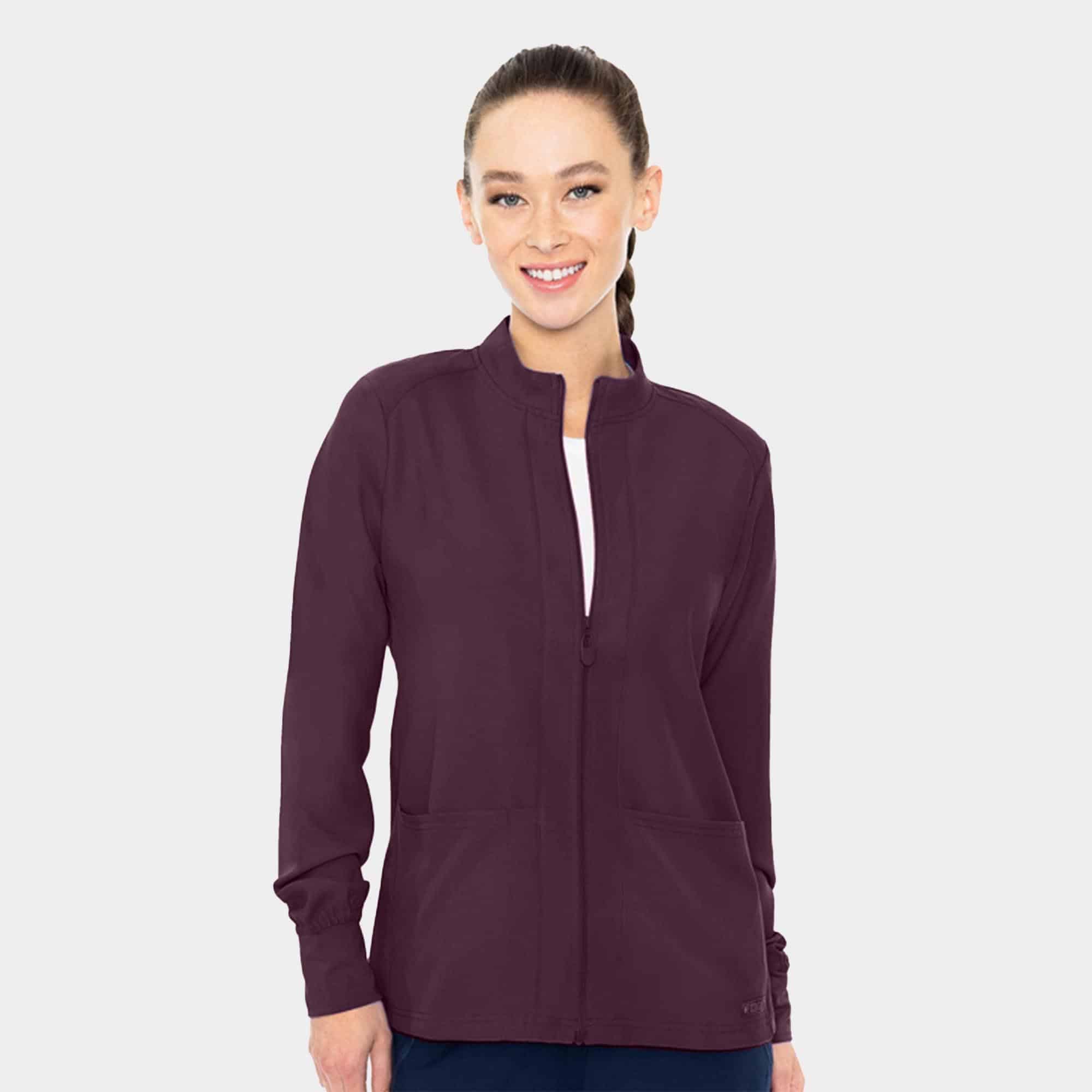 MC Insight Zip Front Warm-Up With Shoulder Yokes | MC2660