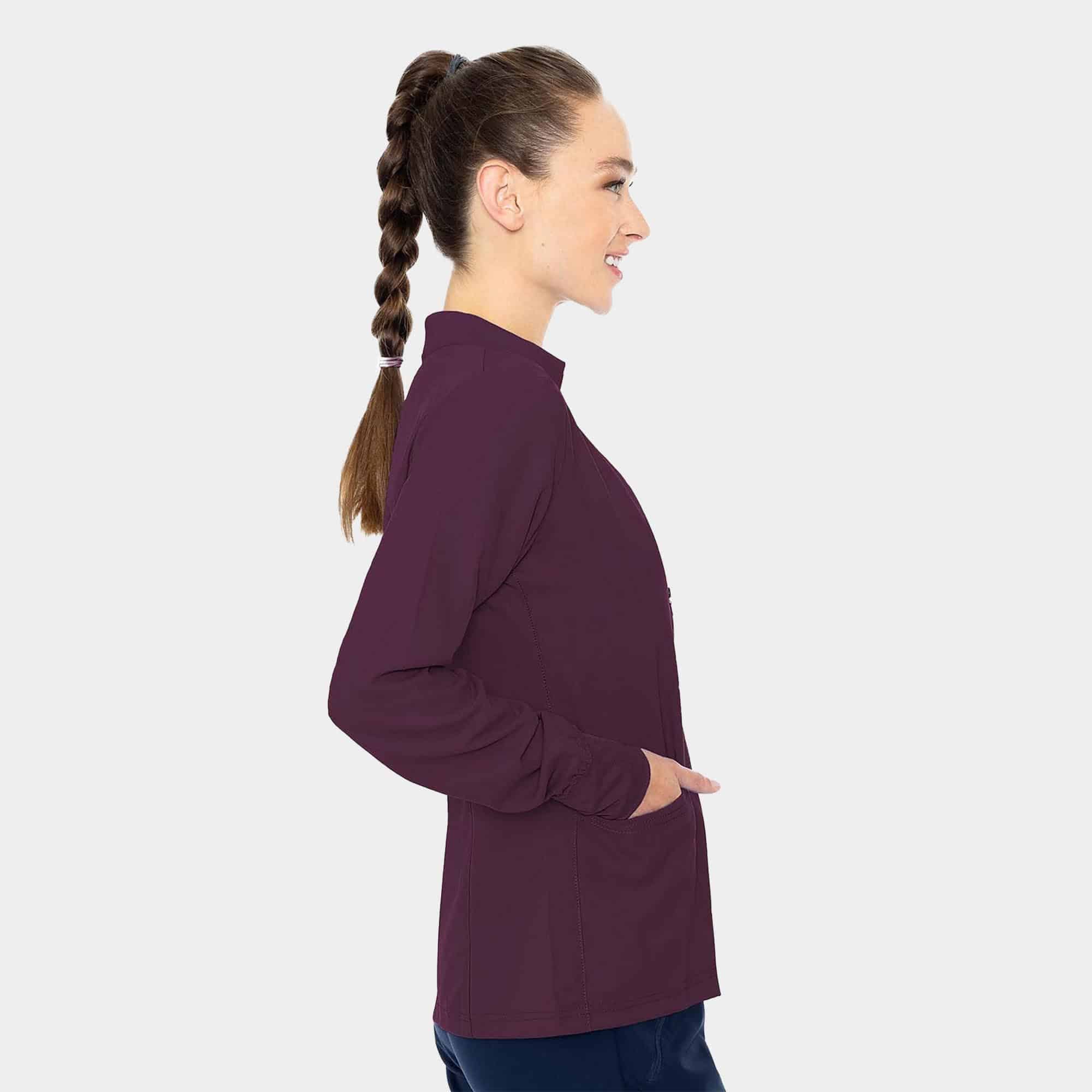 MC Insight Zip Front Warm-Up With Shoulder Yokes | MC2660