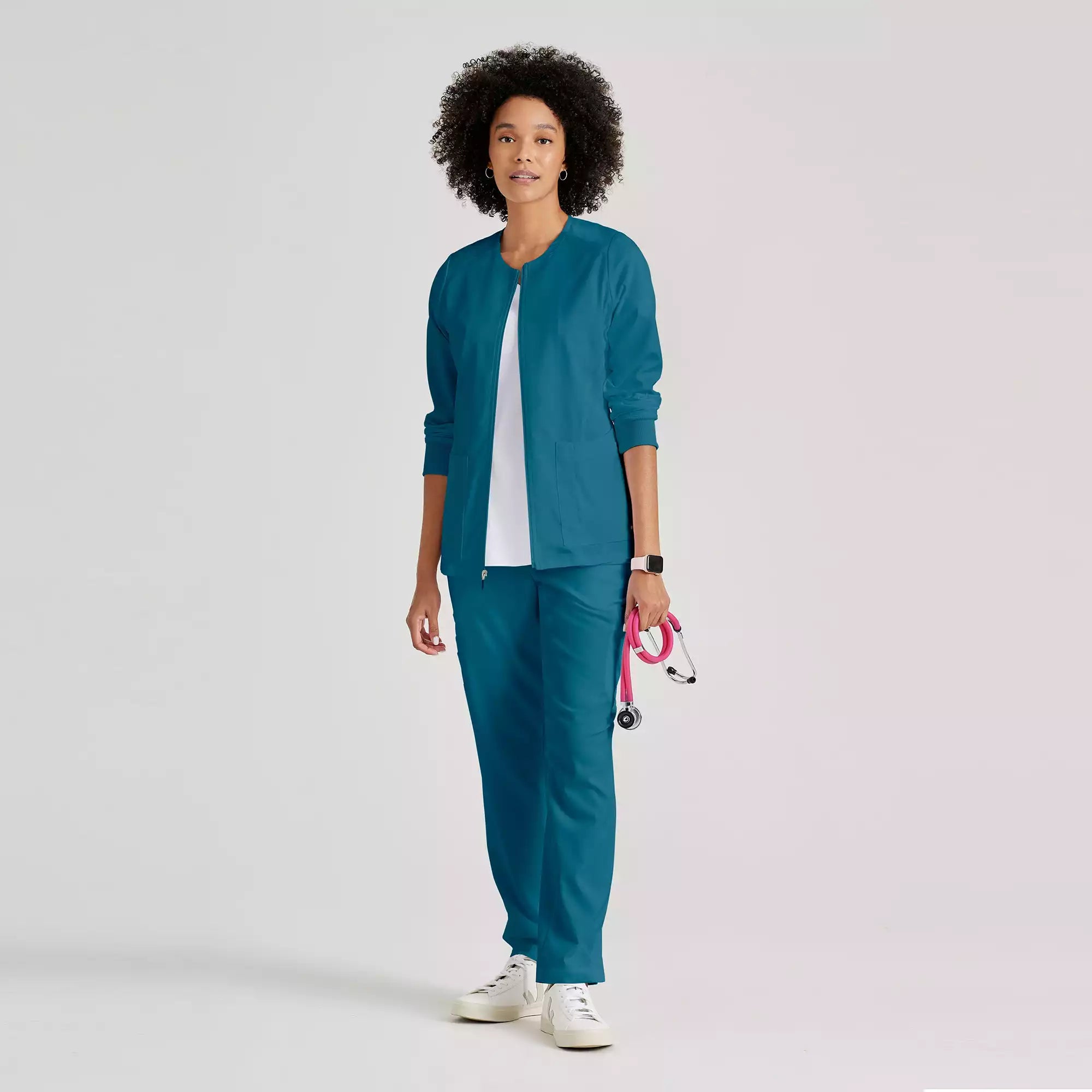 Women's Antimicrobial Warm-Up Scrub Jacket | GRSW873