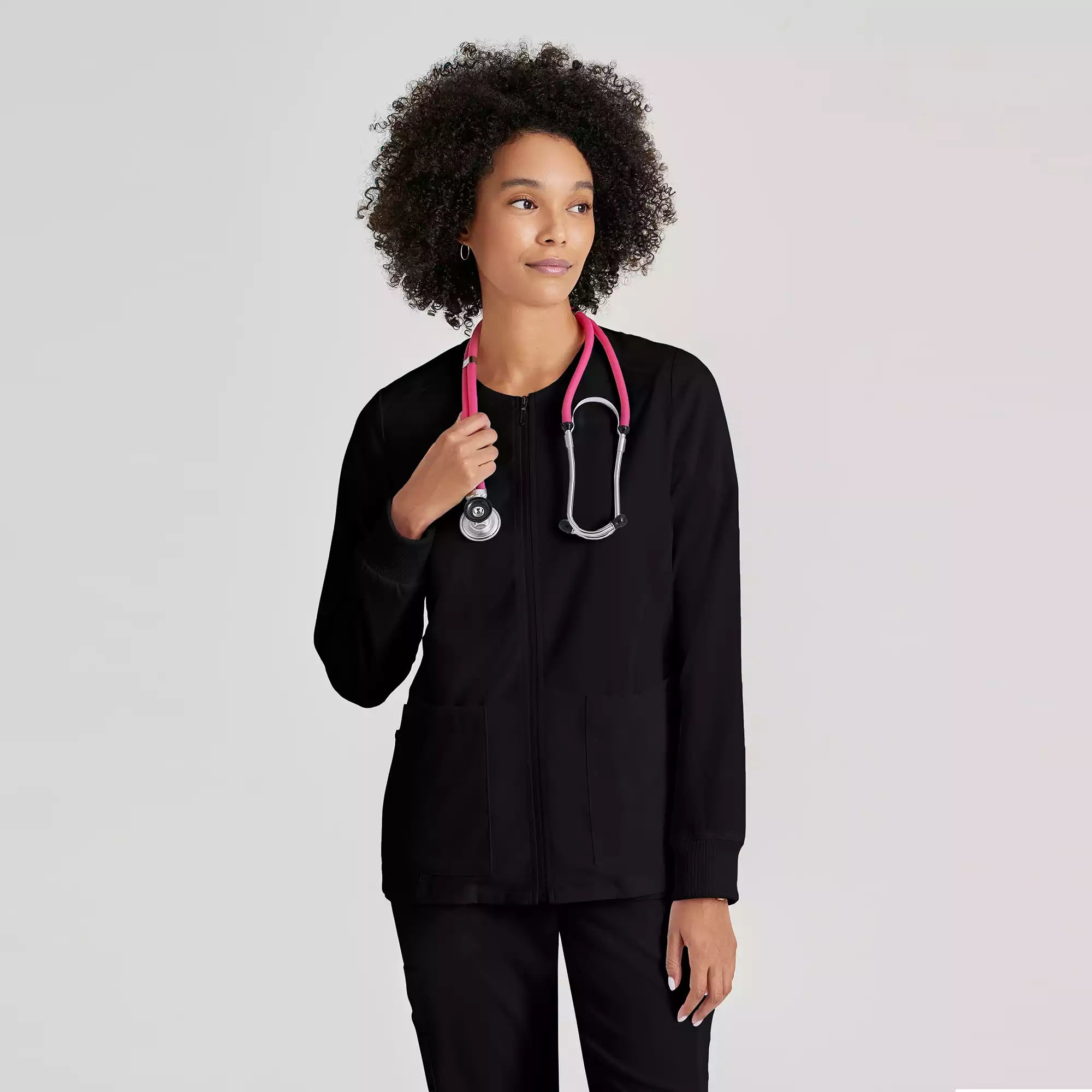Women's Antimicrobial Warm-Up Scrub Jacket | GRSW873