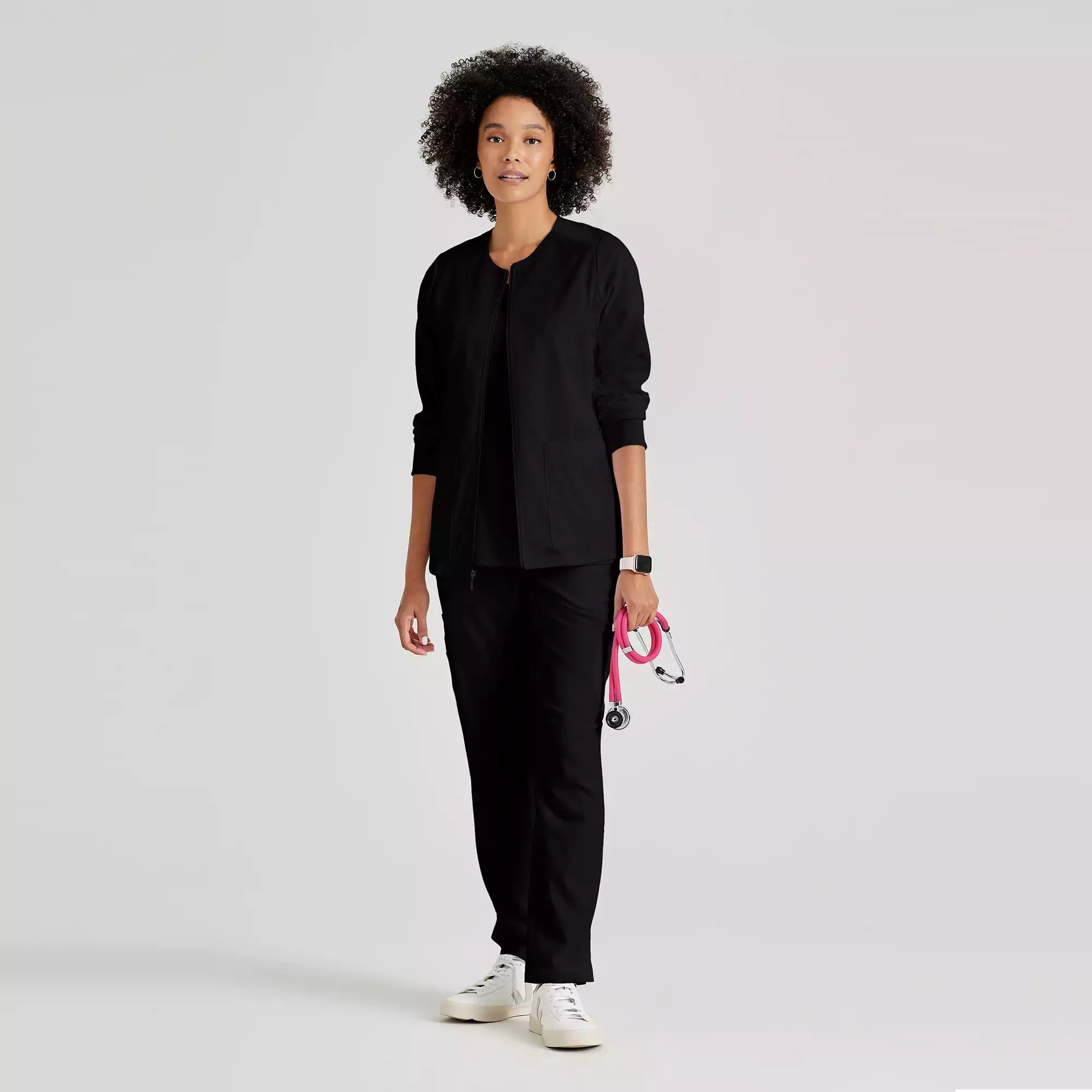Women's Antimicrobial Warm-Up Scrub Jacket | GRSW873
