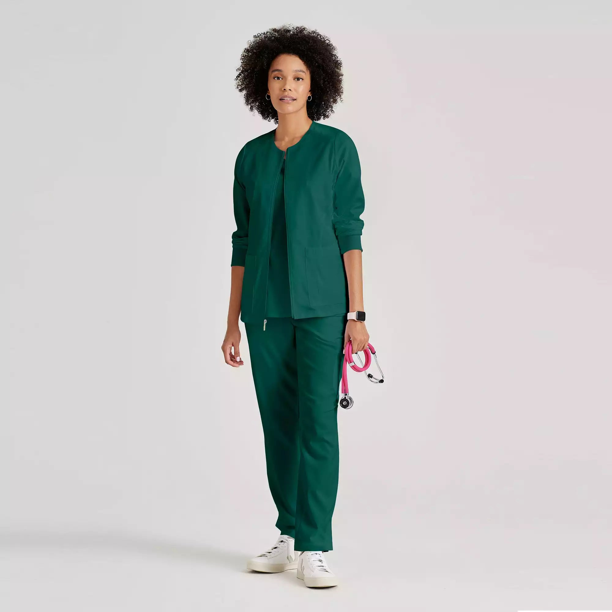 Women's Antimicrobial Warm-Up Scrub Jacket | GRSW873