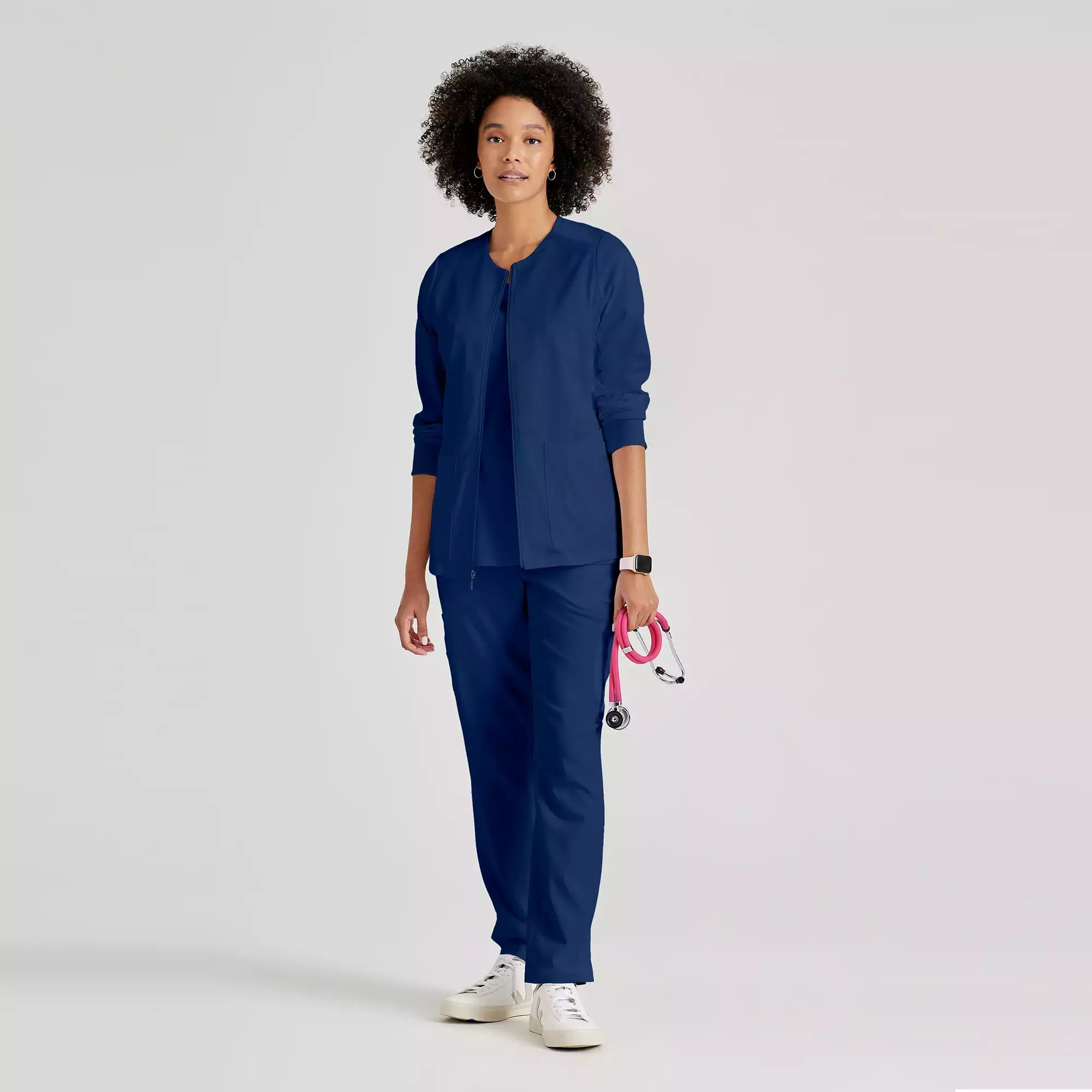 Women's Antimicrobial Warm-Up Scrub Jacket | GRSW873