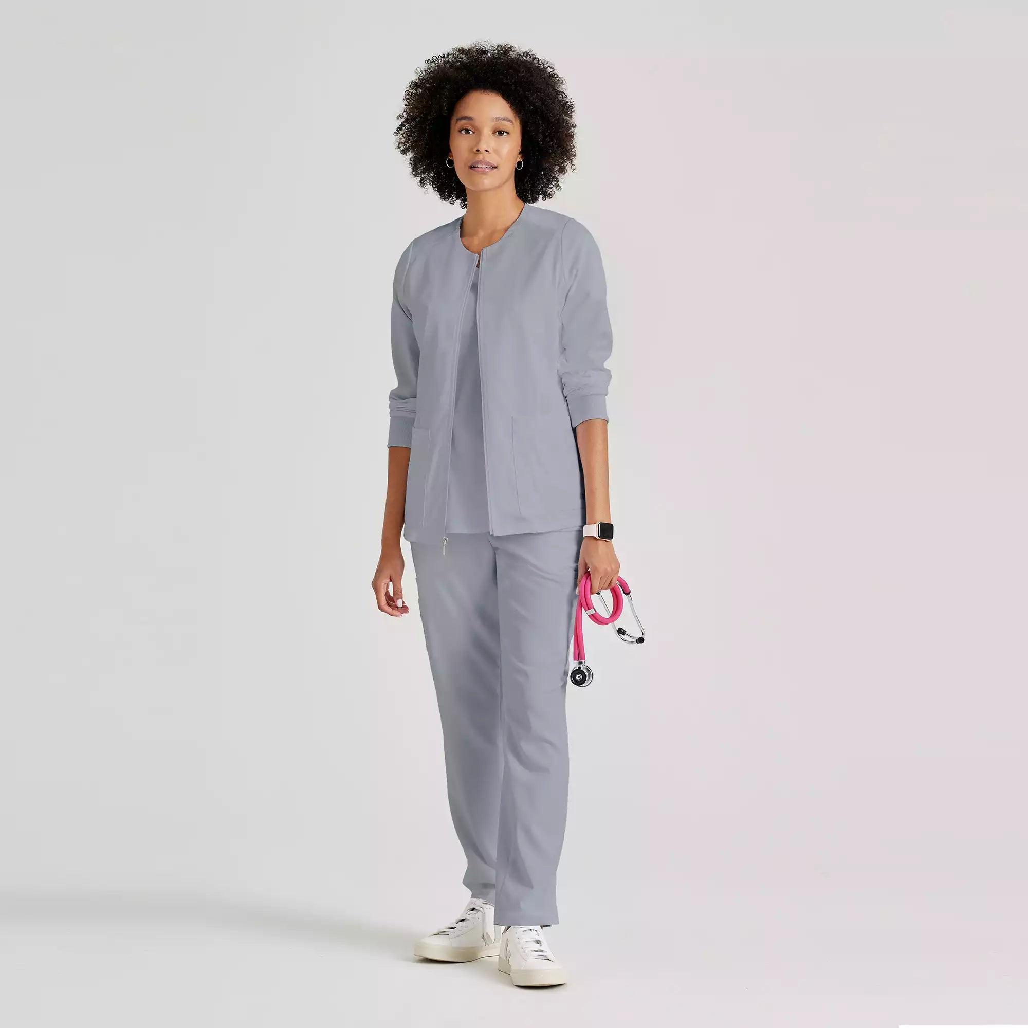 Women's Antimicrobial Warm-Up Scrub Jacket | GRSW873