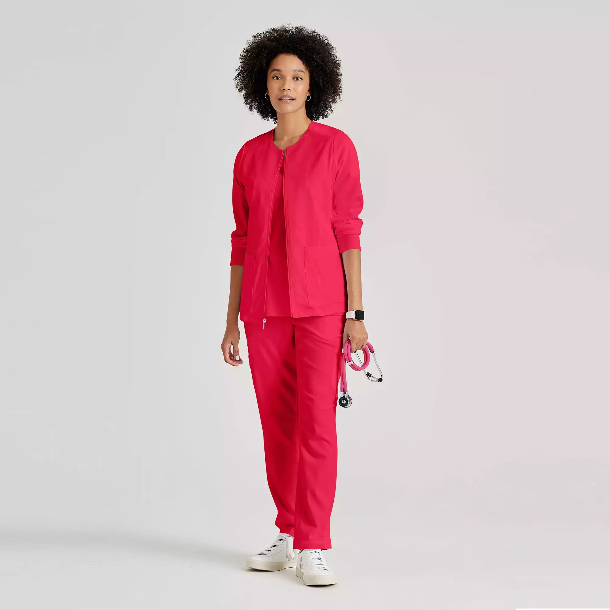Women's Antimicrobial Warm-Up Scrub Jacket | GRSW873