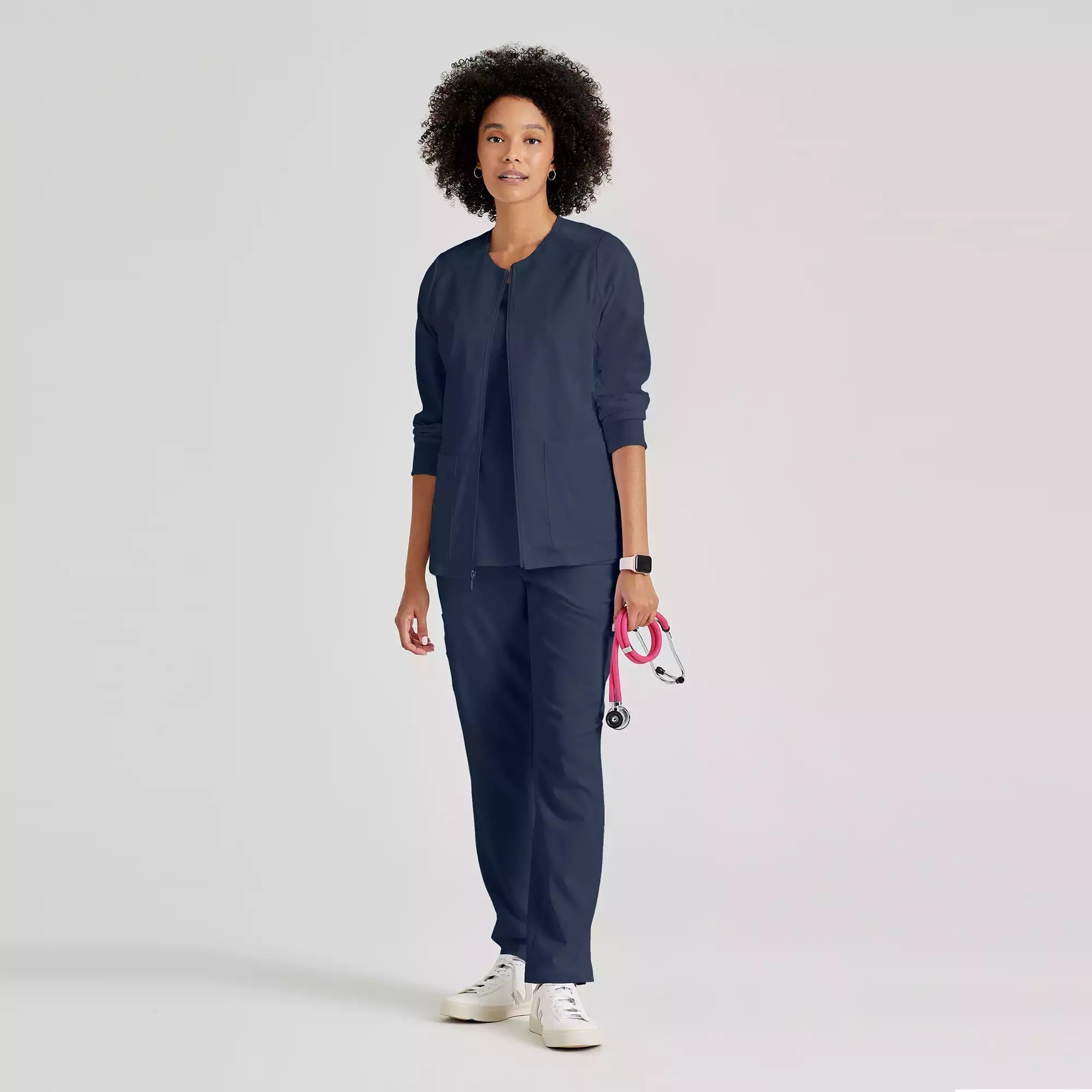 Women's Antimicrobial Warm-Up Scrub Jacket | GRSW873