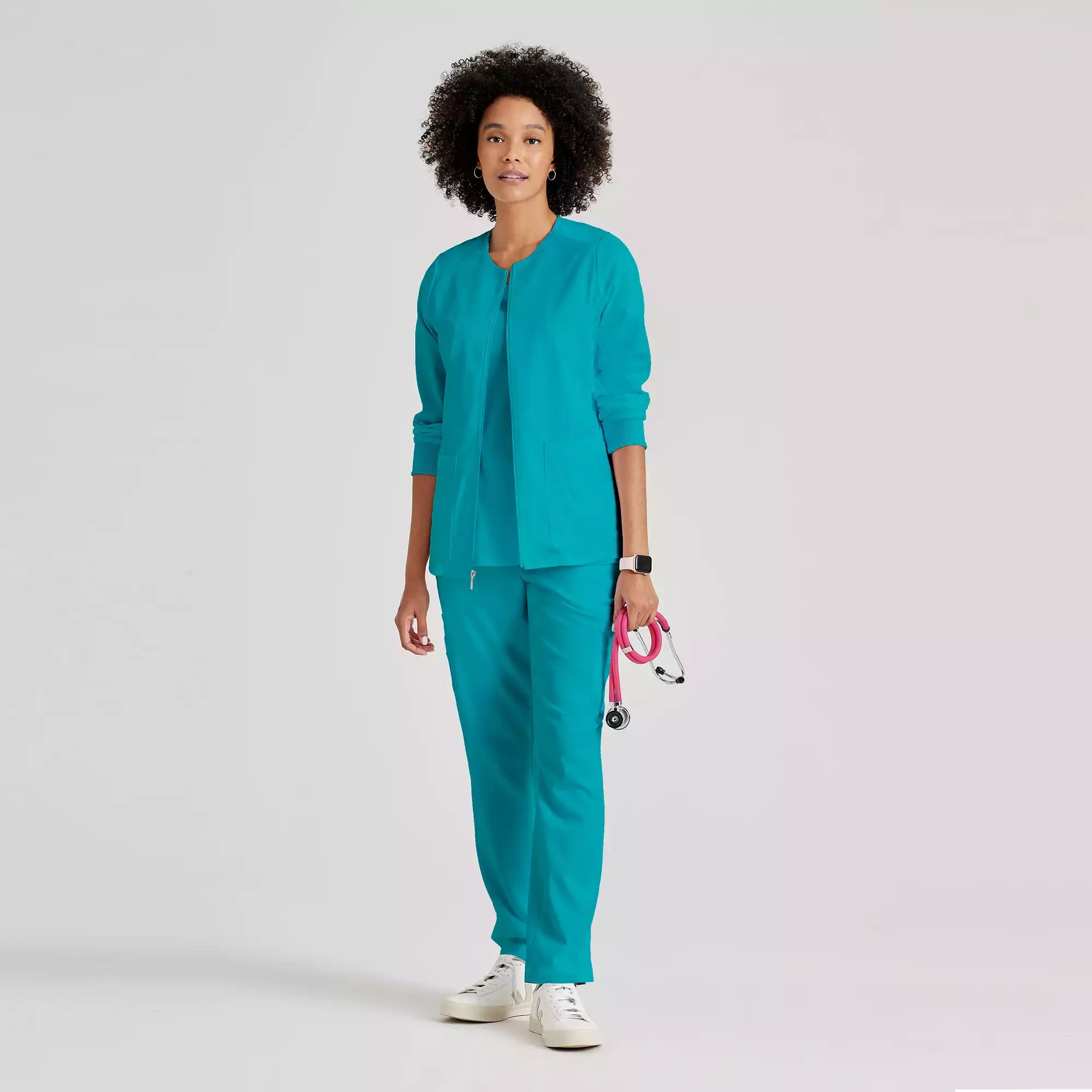 Women's Antimicrobial Warm-Up Scrub Jacket | GRSW873