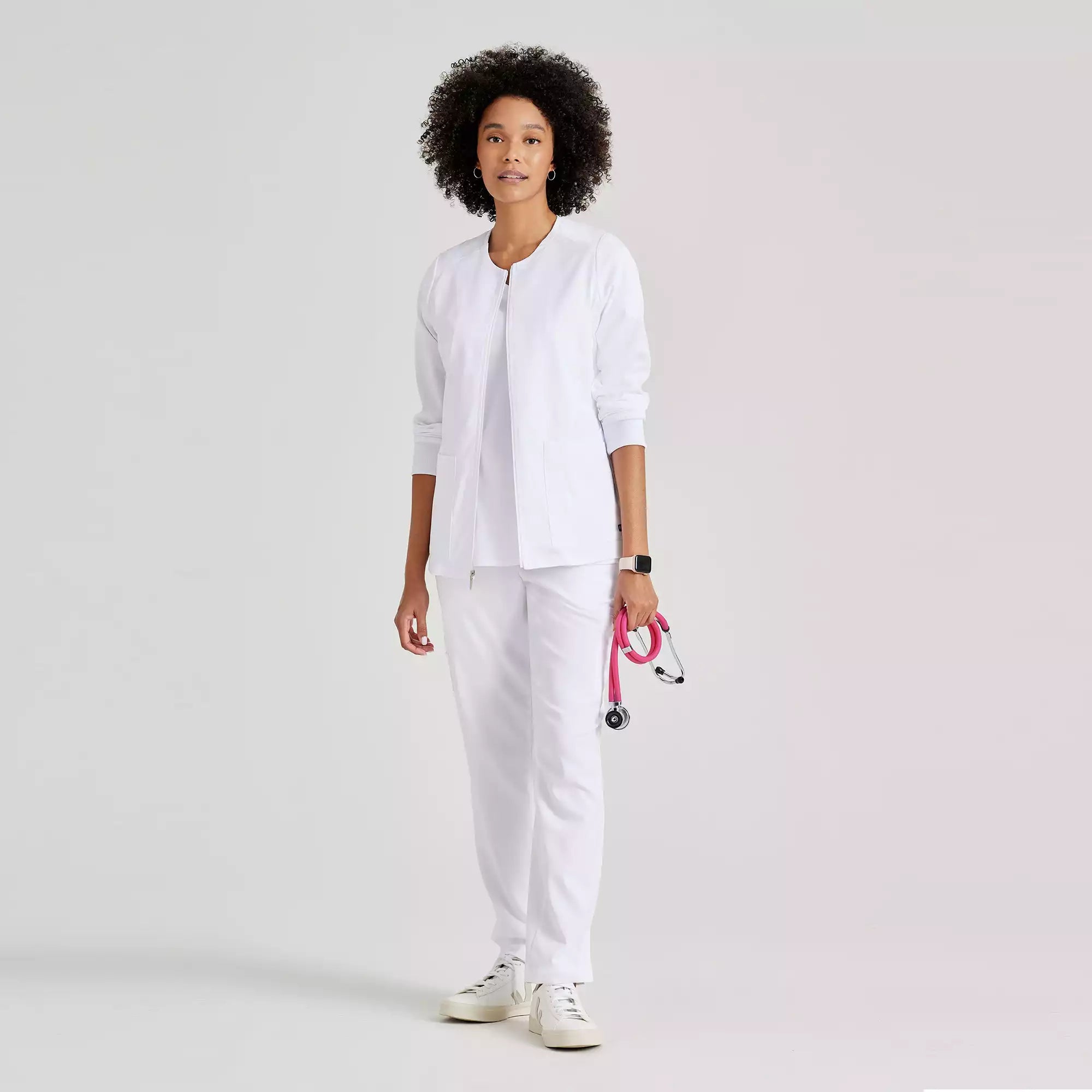 Women's Antimicrobial Warm-Up Scrub Jacket | GRSW873