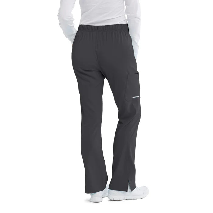 Women's Cargo Scrub Pant with Drawstring Elastic Waistband