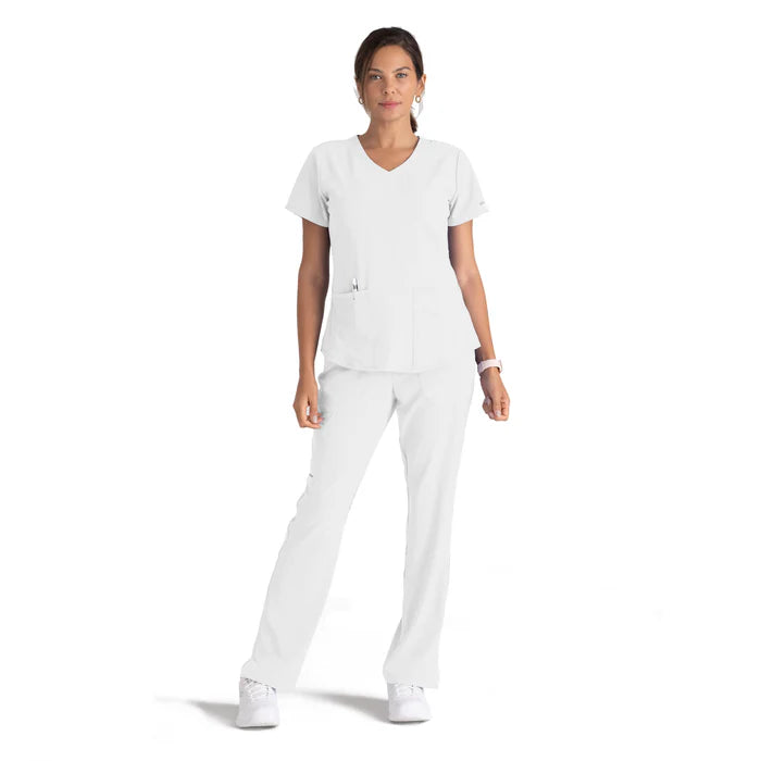Women's Cargo Scrub Pant with Drawstring Elastic Waistband