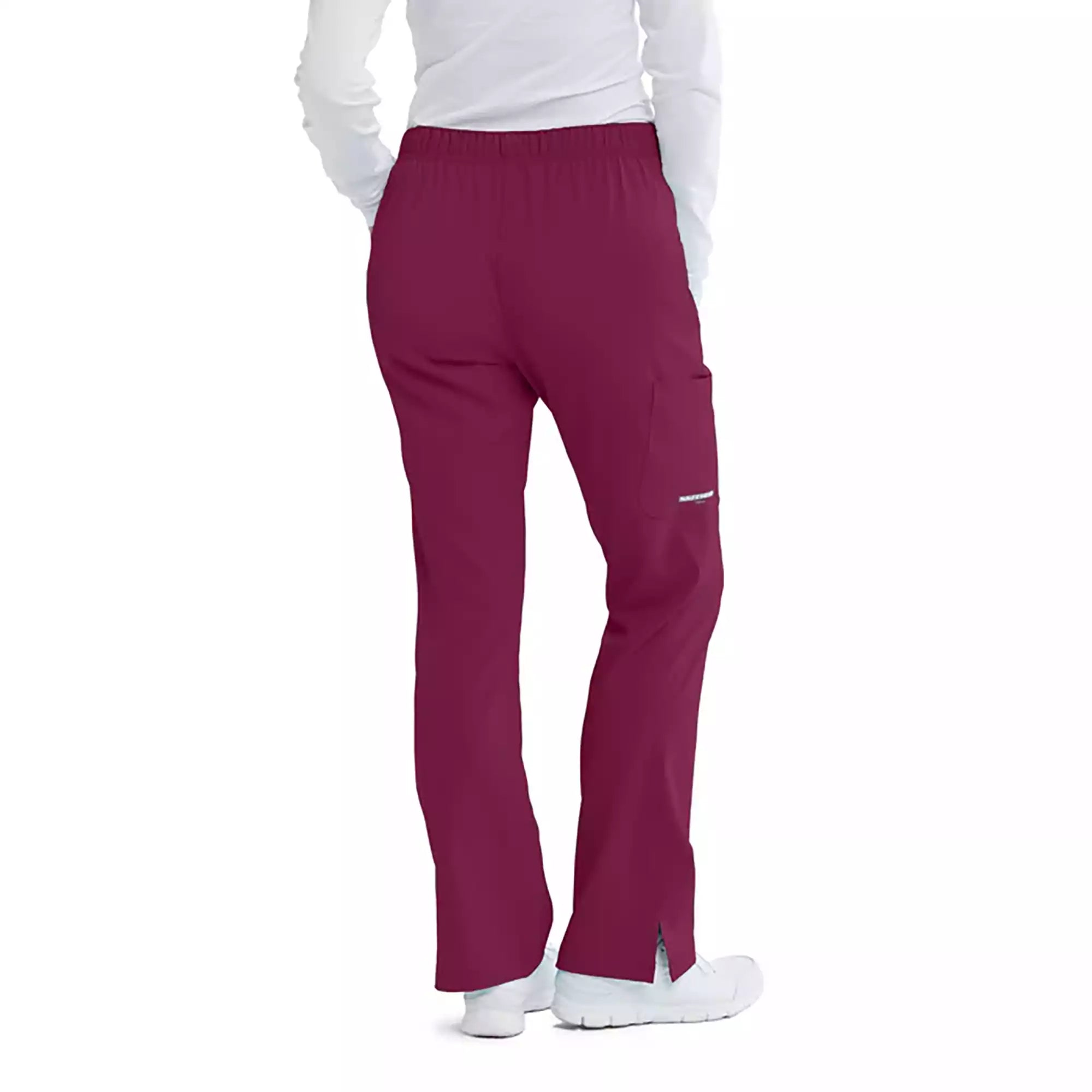 Women's Cargo Scrub Pant with Drawstring Elastic Waistband