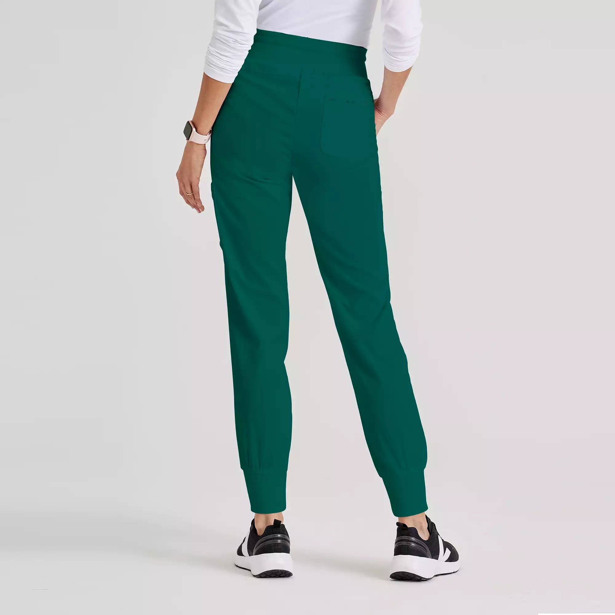 Women's Double Cargo Jogger Scrub Pants with Elastic Waistband | GRSP527