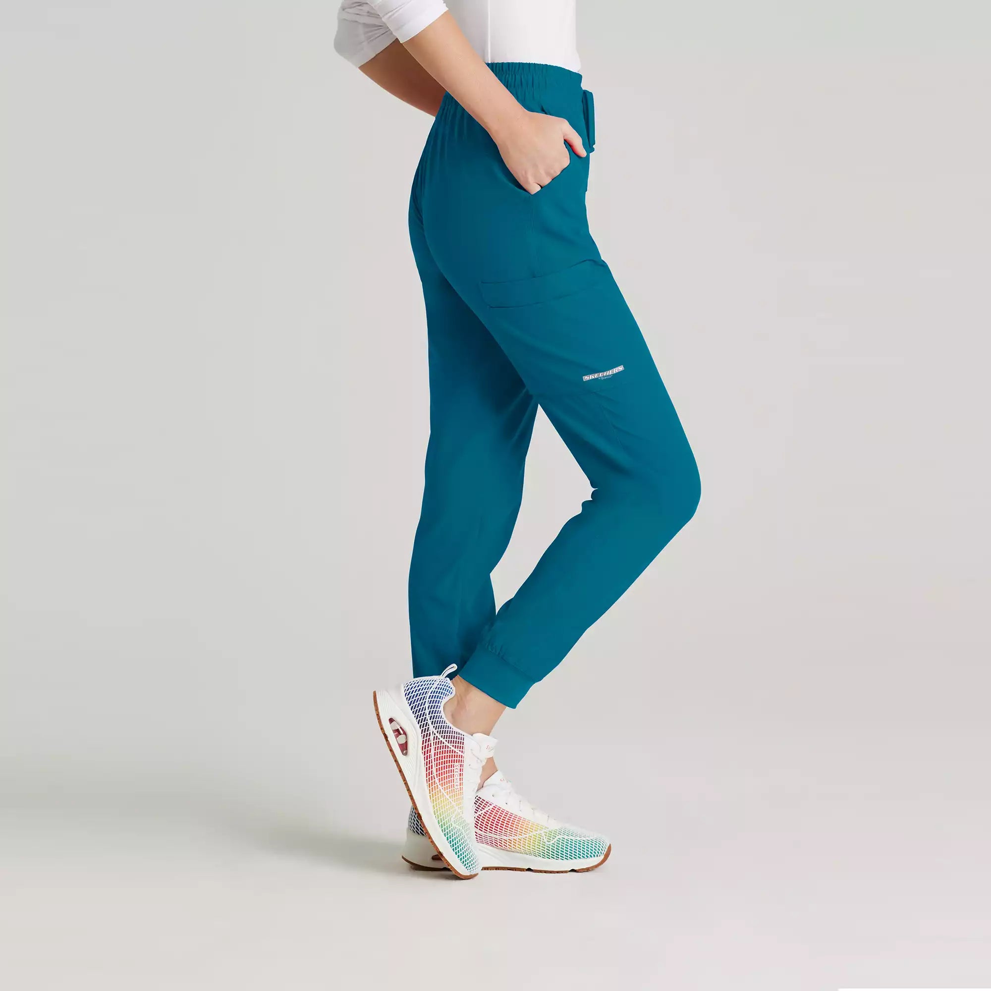 Women's Mid Rise Jogger Scrub Pants | SKP552