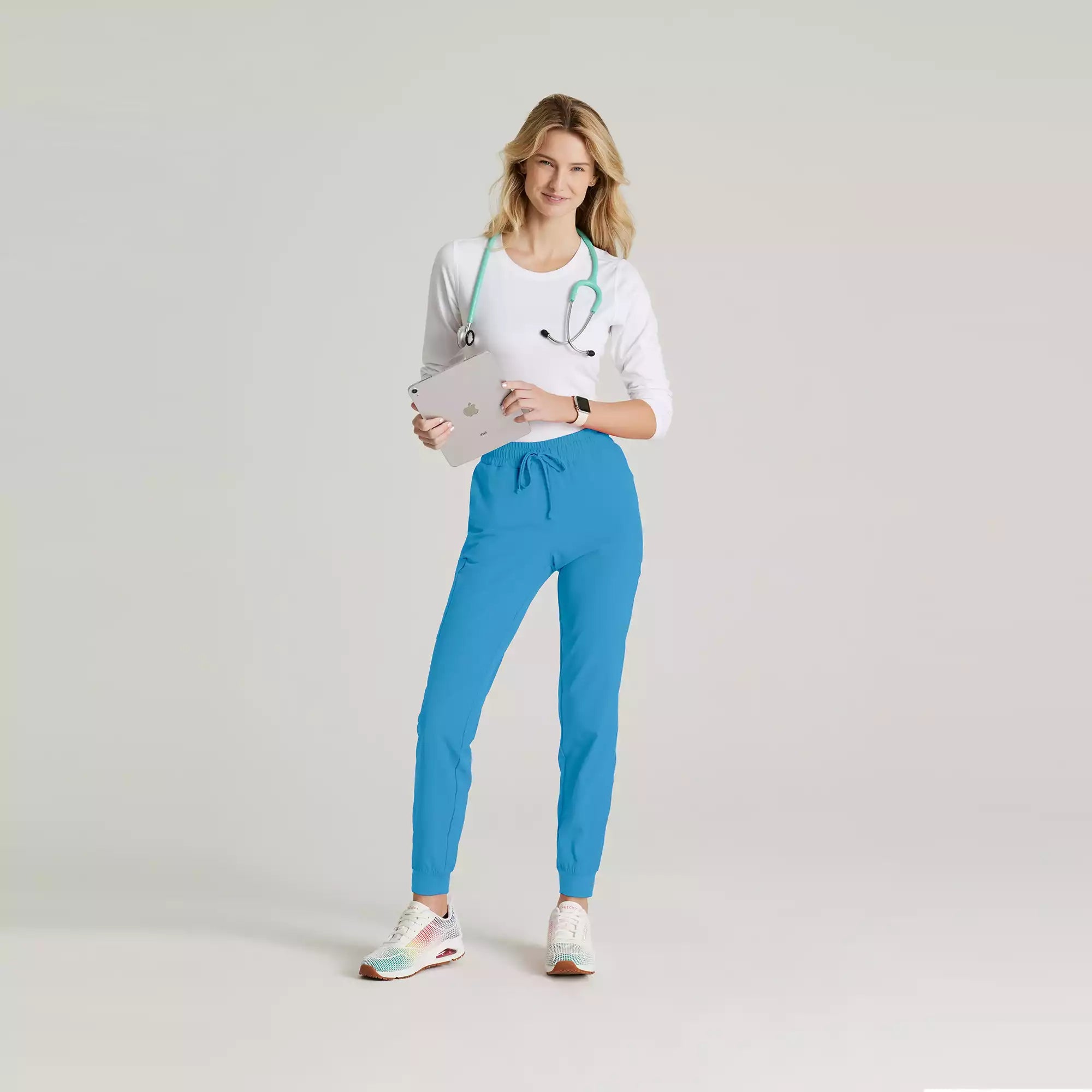 Women's Mid Rise Jogger Scrub Pants | SKP552