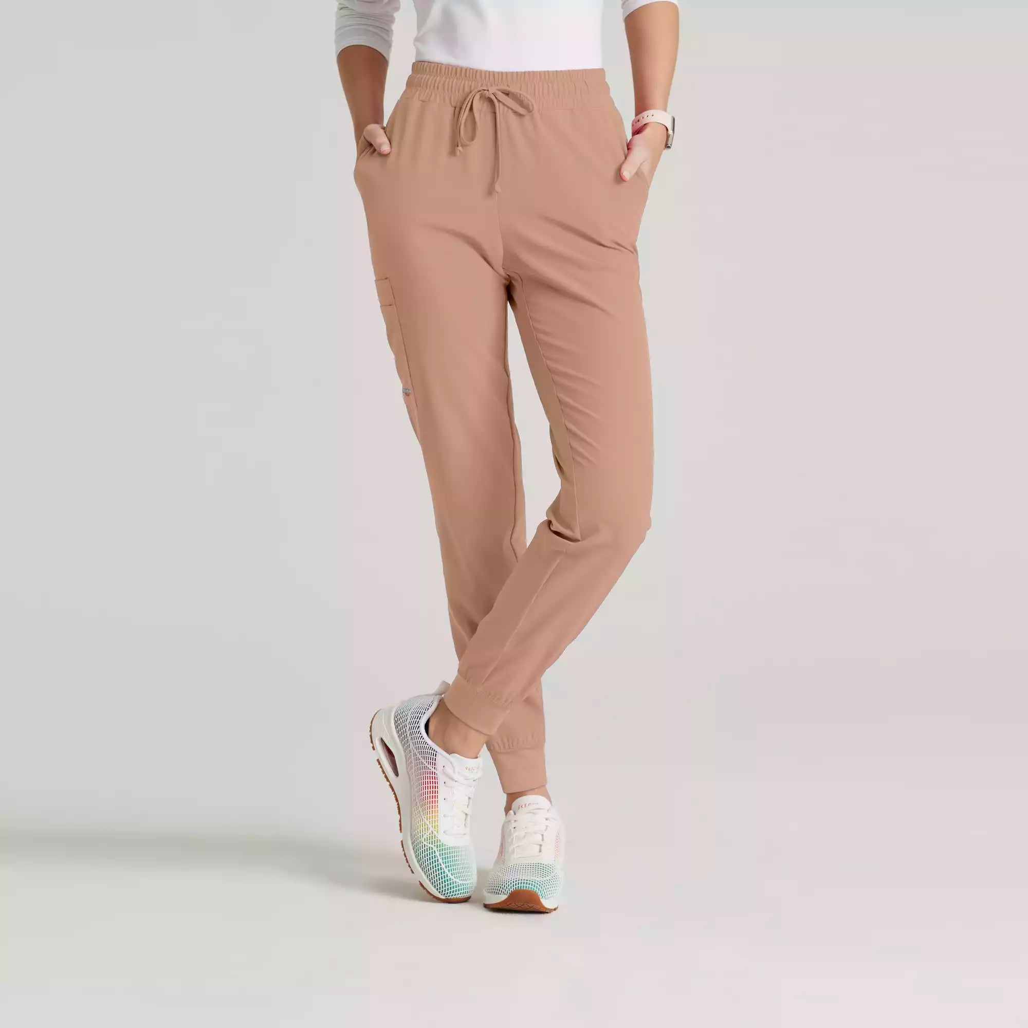 Women's Mid Rise Jogger Scrub Pants | SKP552