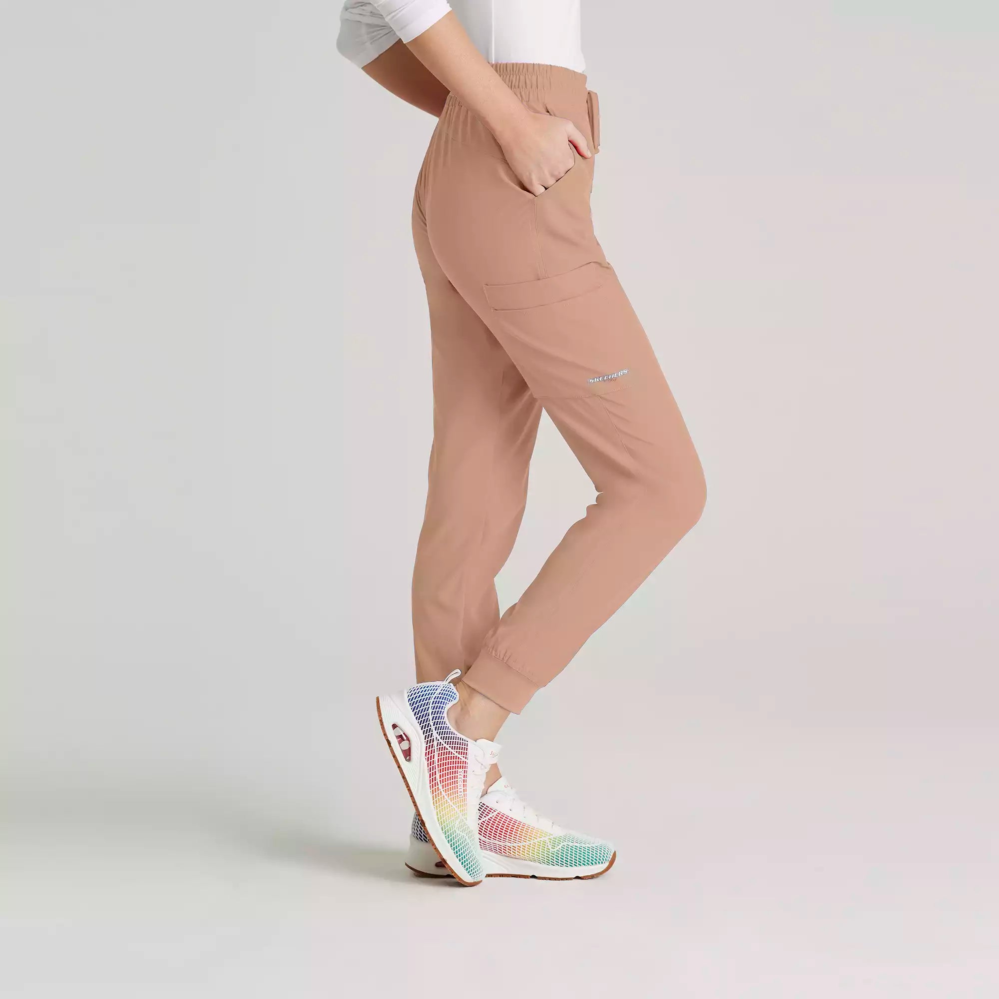 Women's Mid Rise Jogger Scrub Pants | SKP552