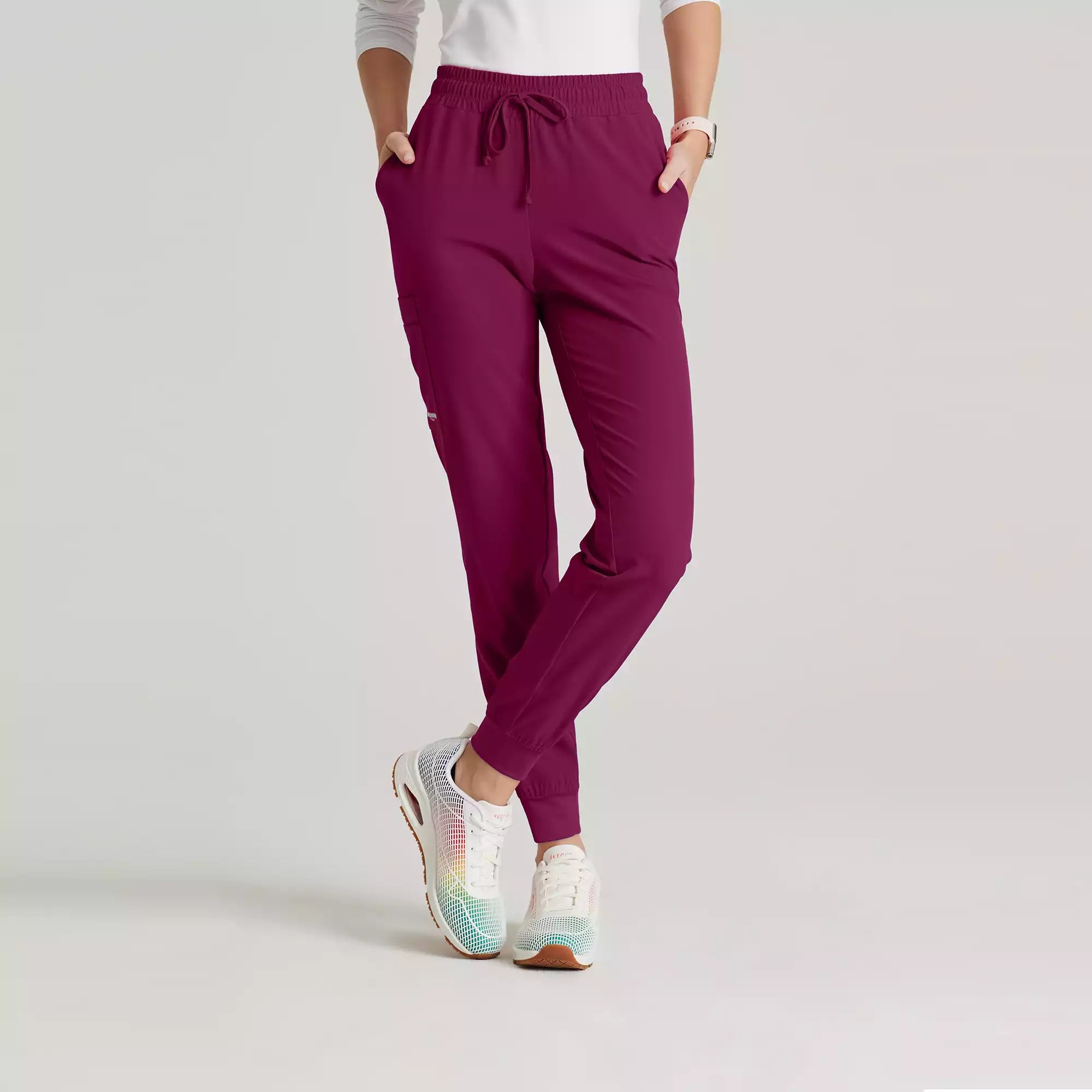 Women's Mid Rise Jogger Scrub Pants | SKP552