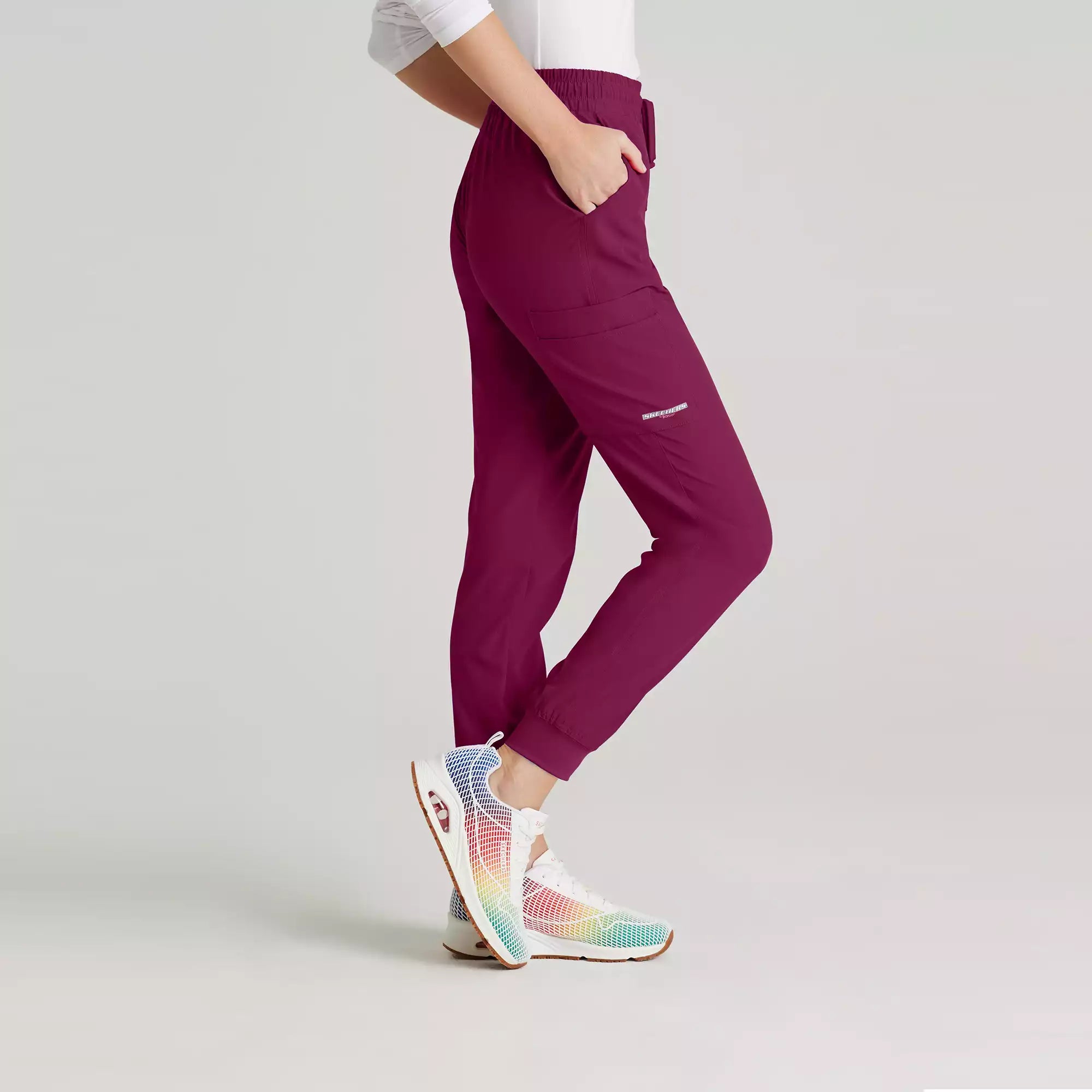 Women's Mid Rise Jogger Scrub Pants | SKP552