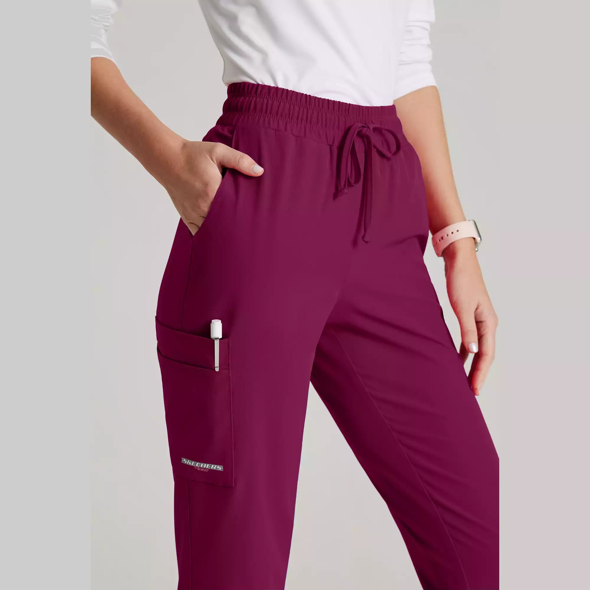 Women's Mid Rise Jogger Scrub Pants | SKP552