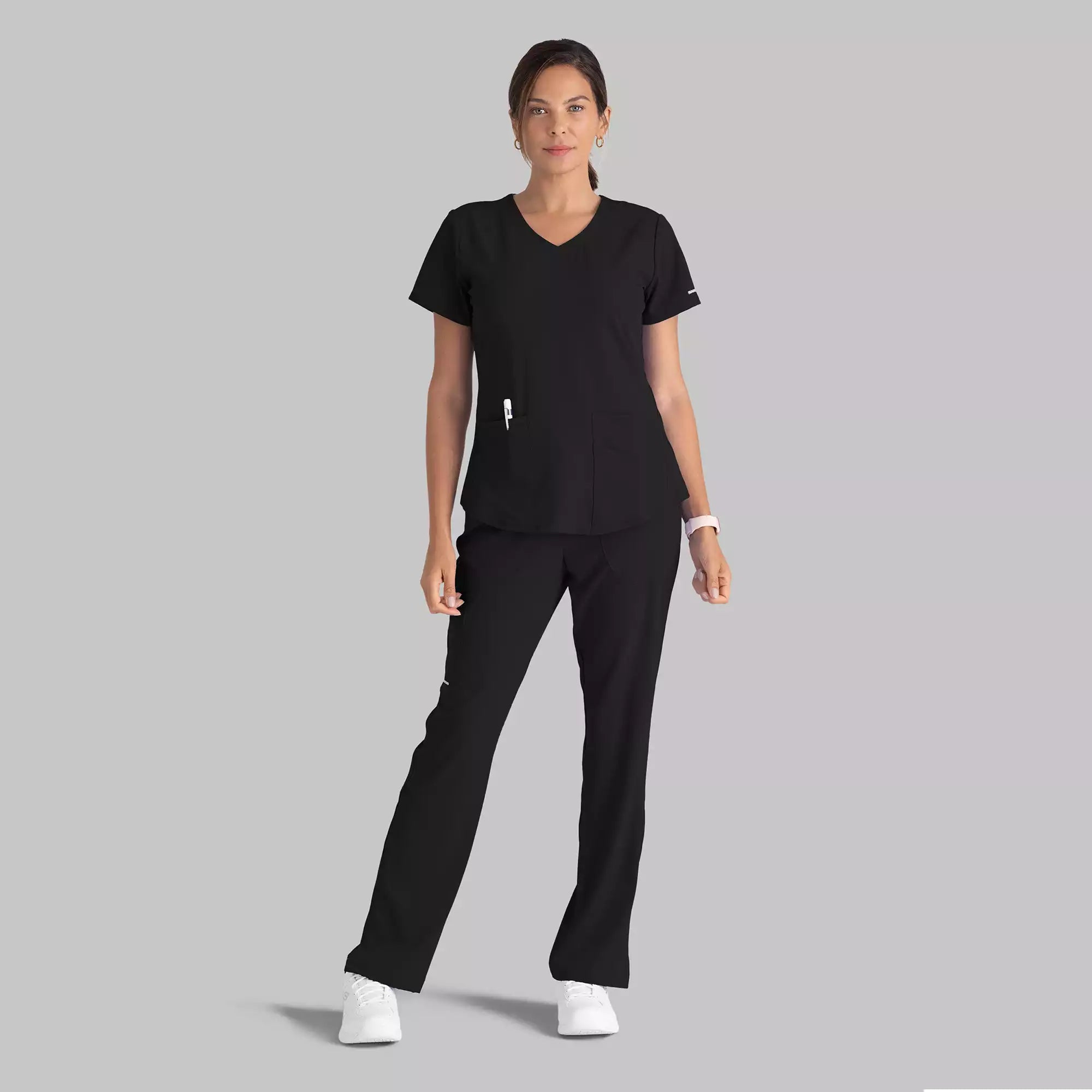 Women's Modern Fit V-Neck Scrub Top | SK101