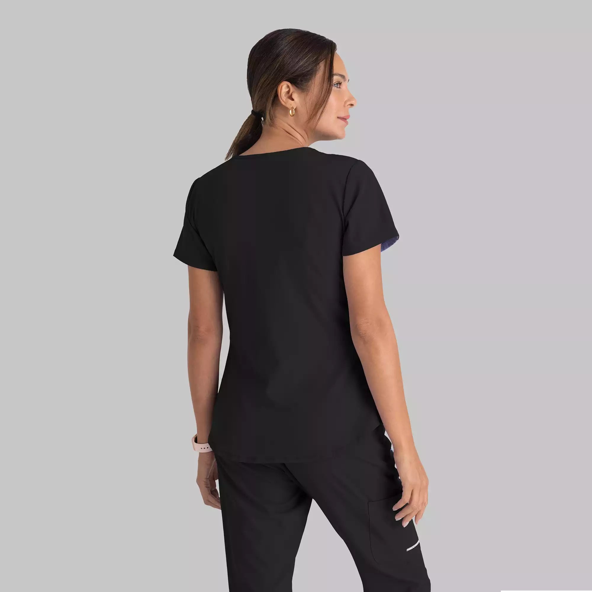 Women's Modern Fit V-Neck Scrub Top | SK101