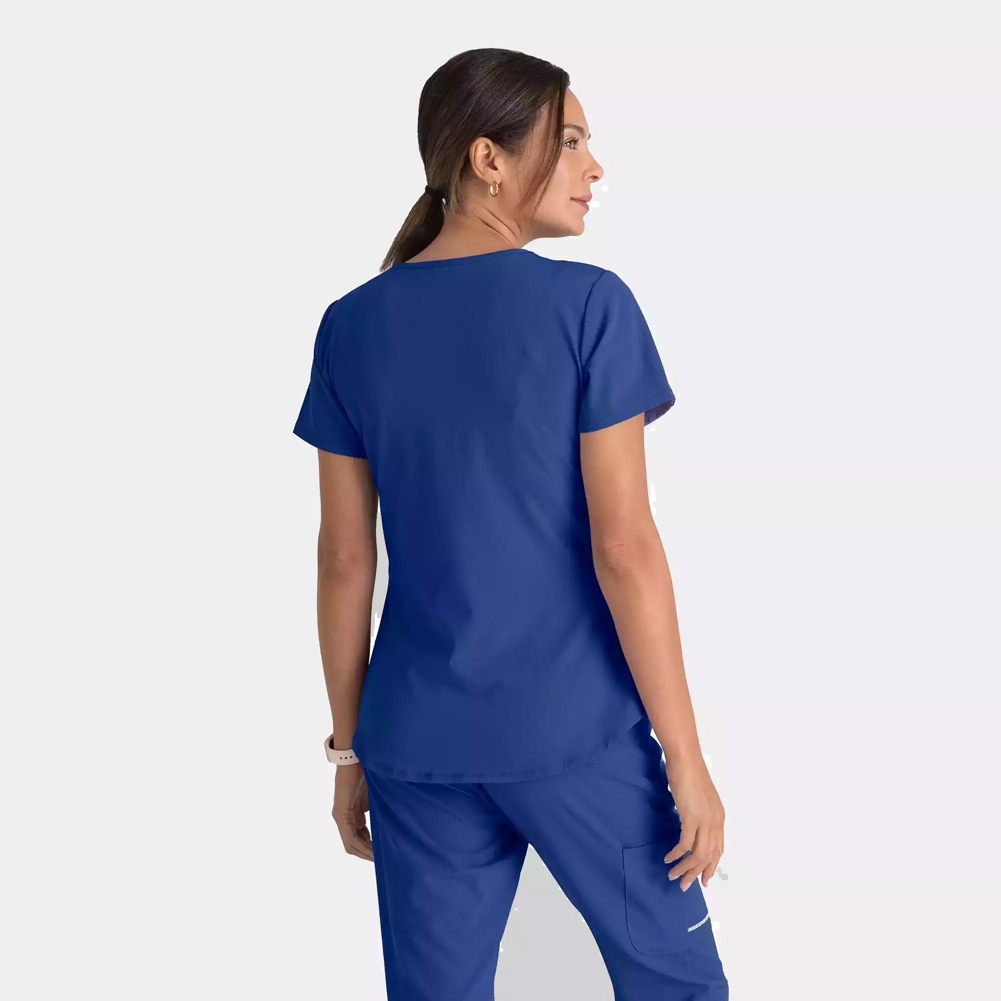 Women's Modern Fit V-Neck Scrub Top | SK101