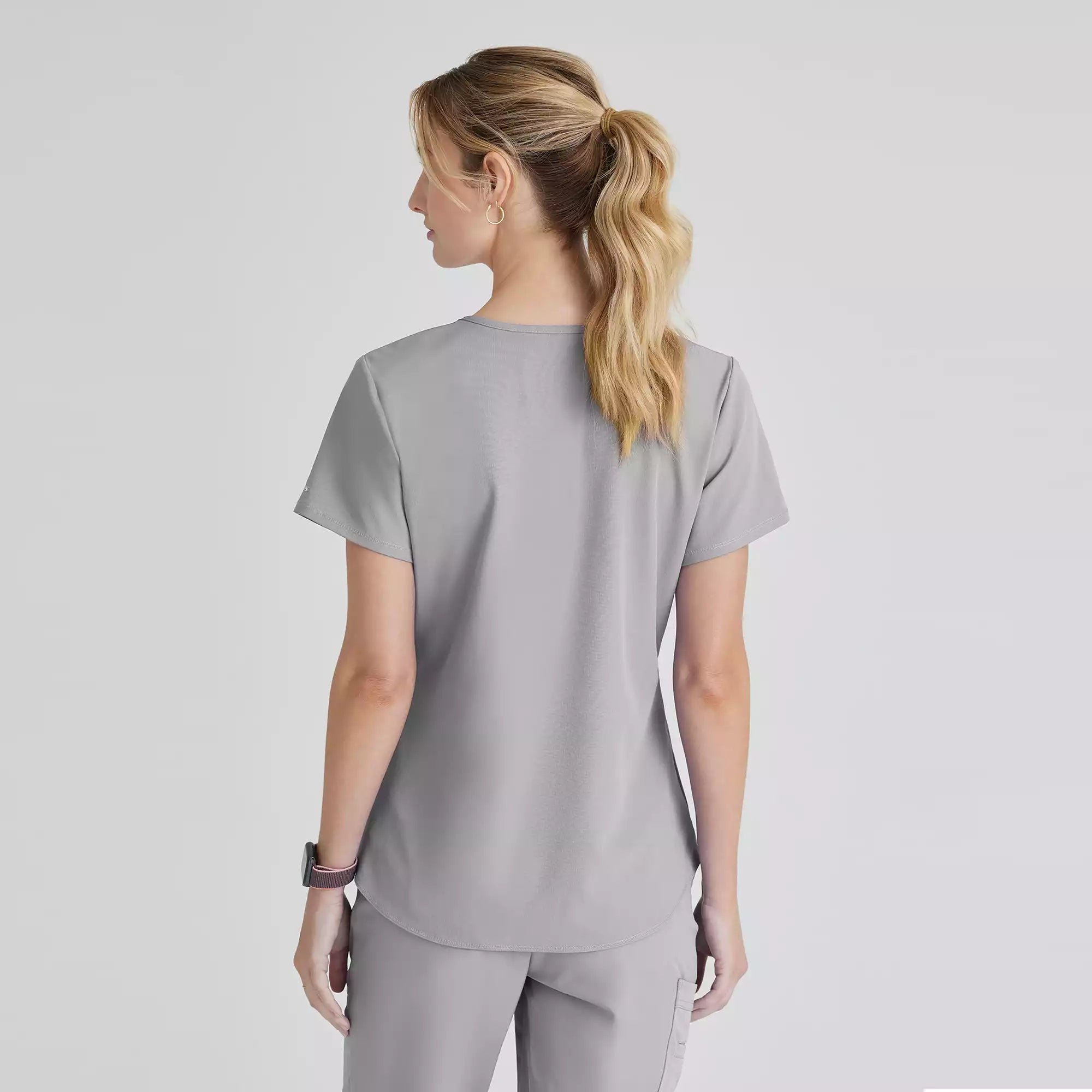 Women's Modern Fit V-Neck Scrub Top | SK101