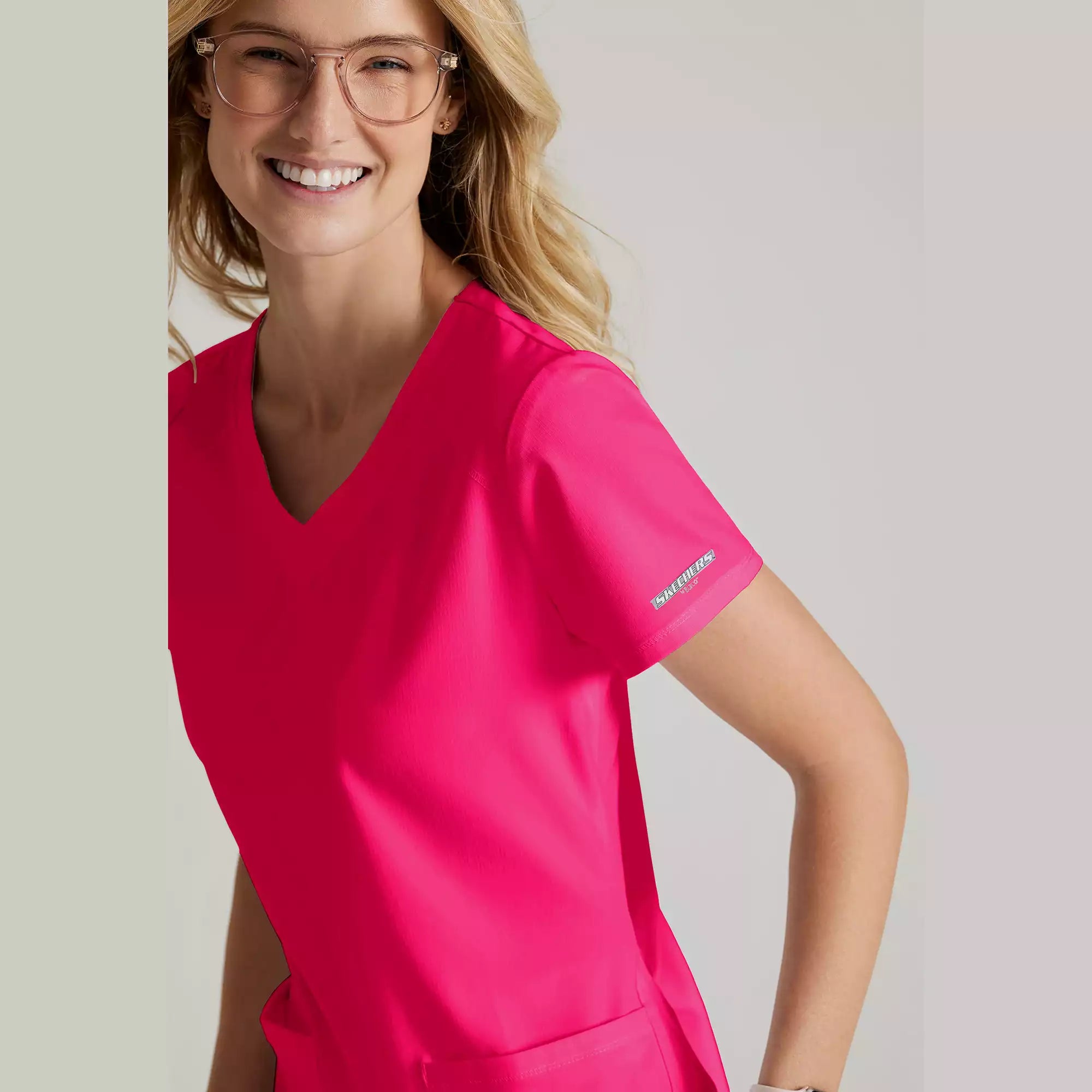 Women's Modern Fit V-Neck Scrub Top | SK101