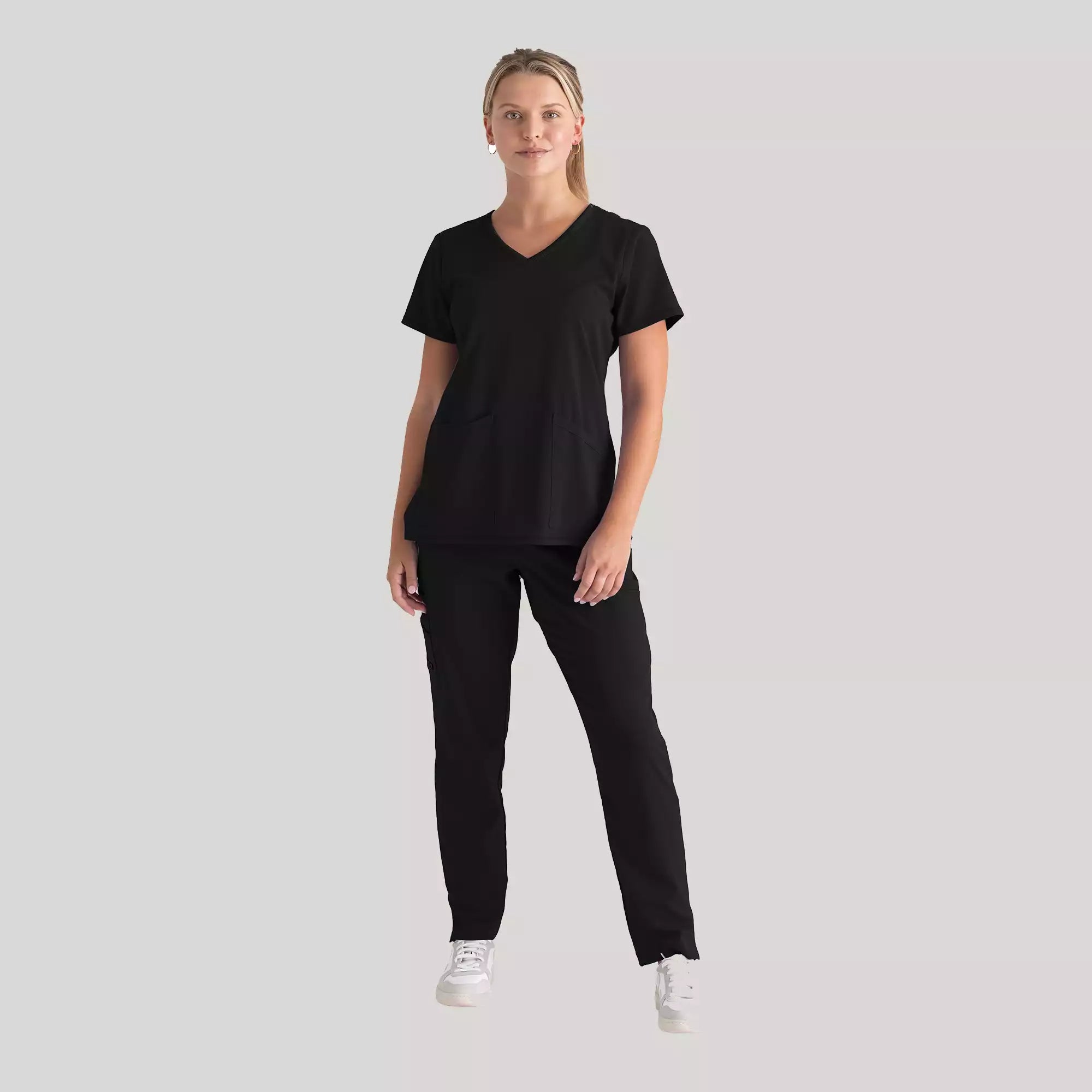 Women's V-Neck Antimicrobial Scrub Top | GRST045