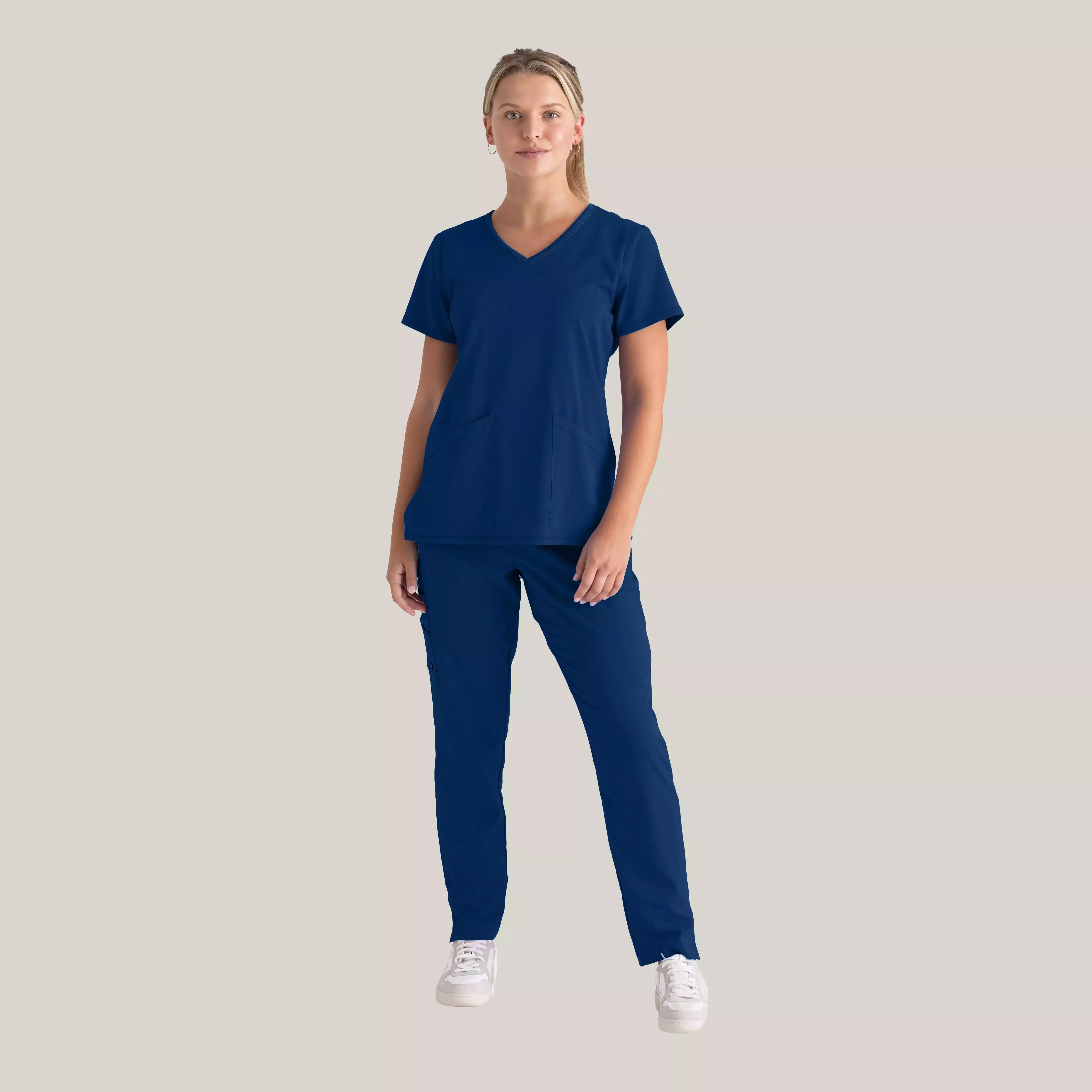 Women's V-Neck Antimicrobial Scrub Top | GRST045