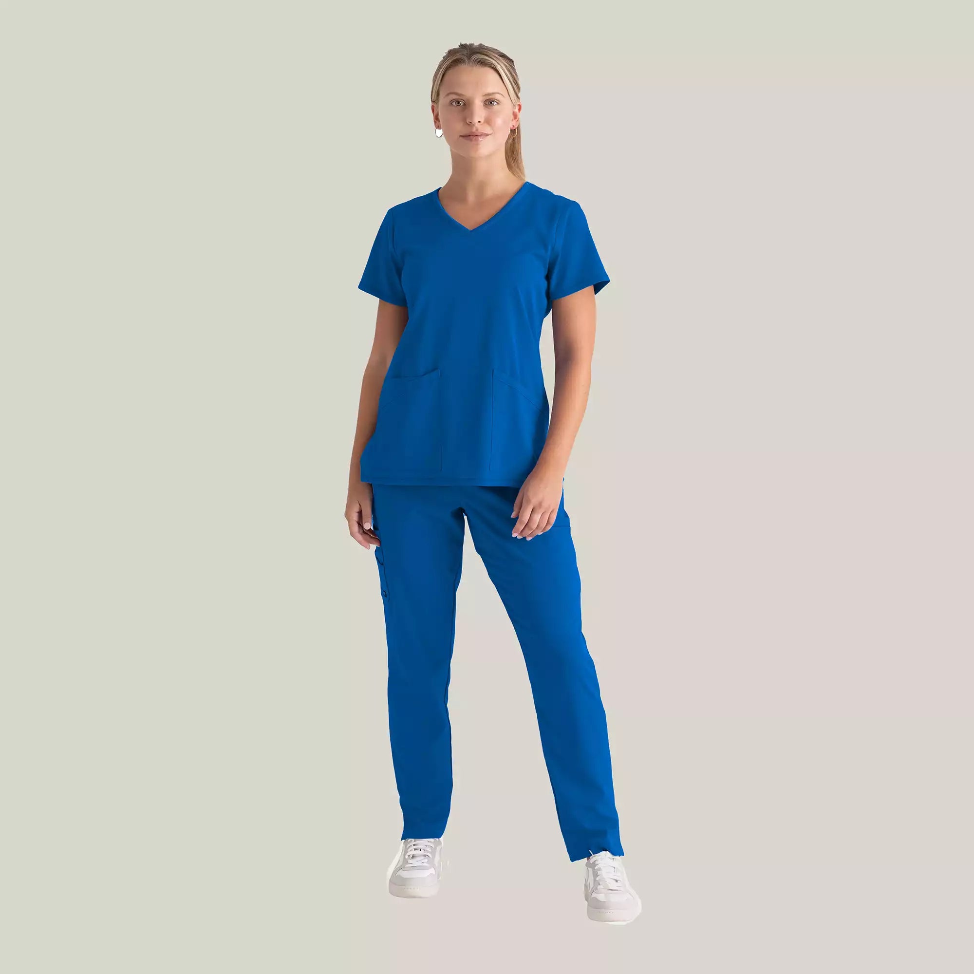 Women's V-Neck Antimicrobial Scrub Top | GRST045