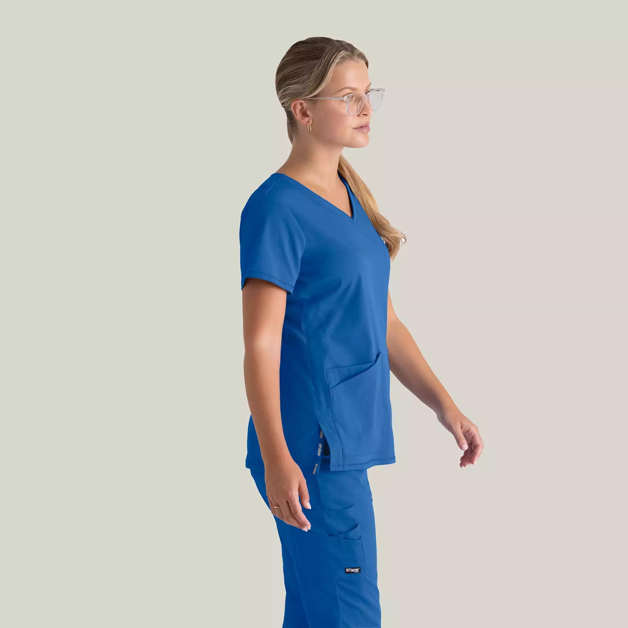 Women's V-Neck Antimicrobial Scrub Top | GRST045