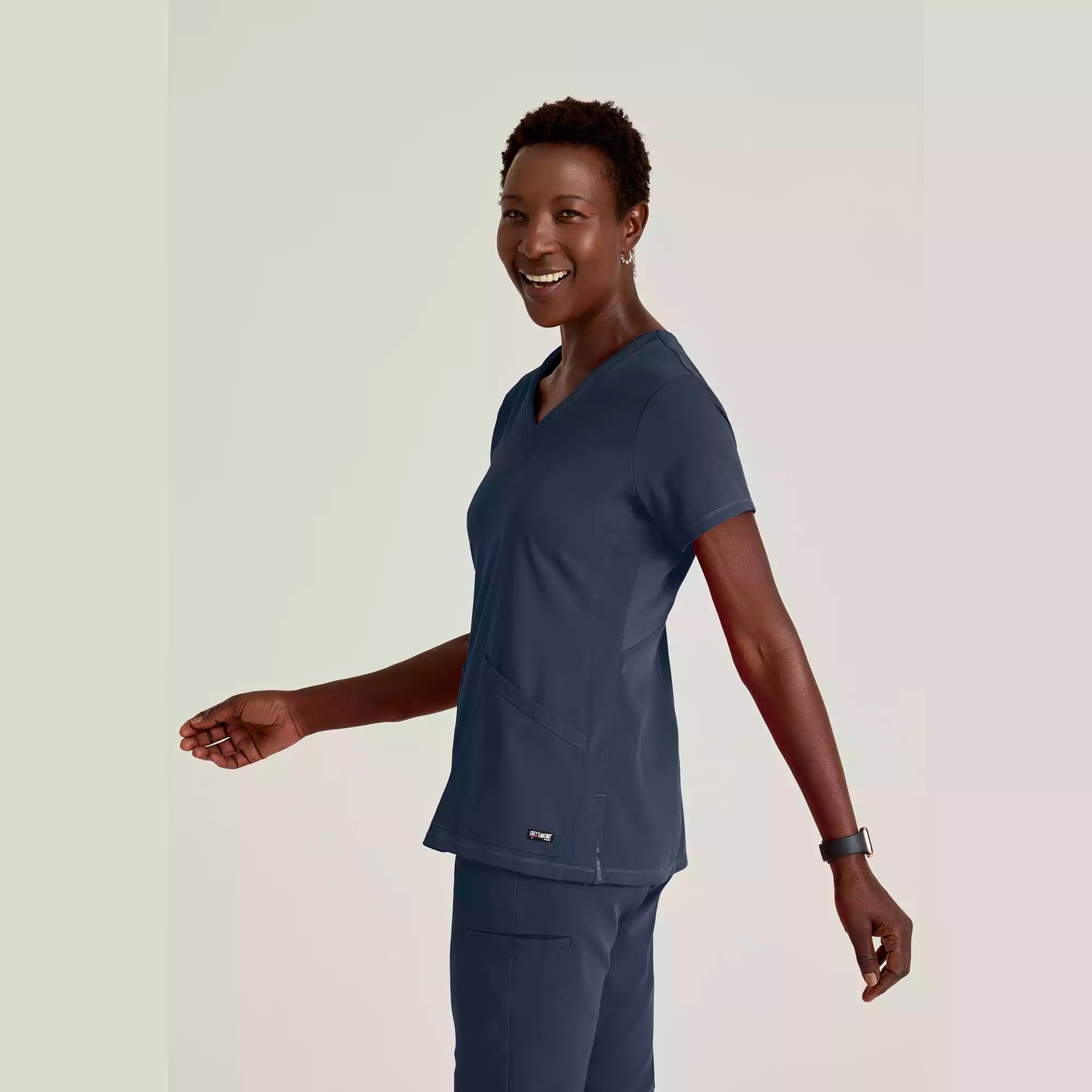 Women's V-Neck Antimicrobial Scrub Top | GRST045
