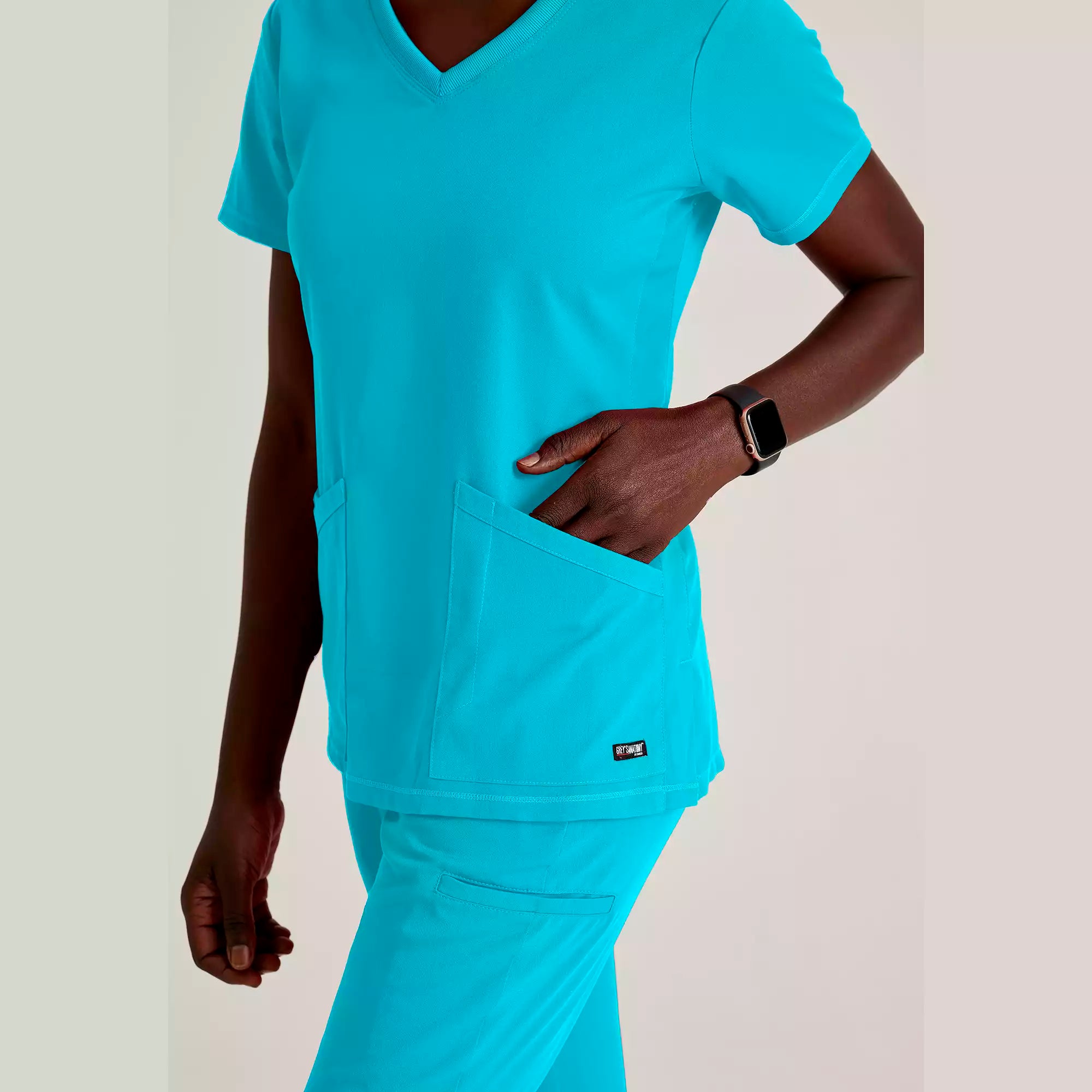 Women's V-Neck Antimicrobial Scrub Top | GRST045