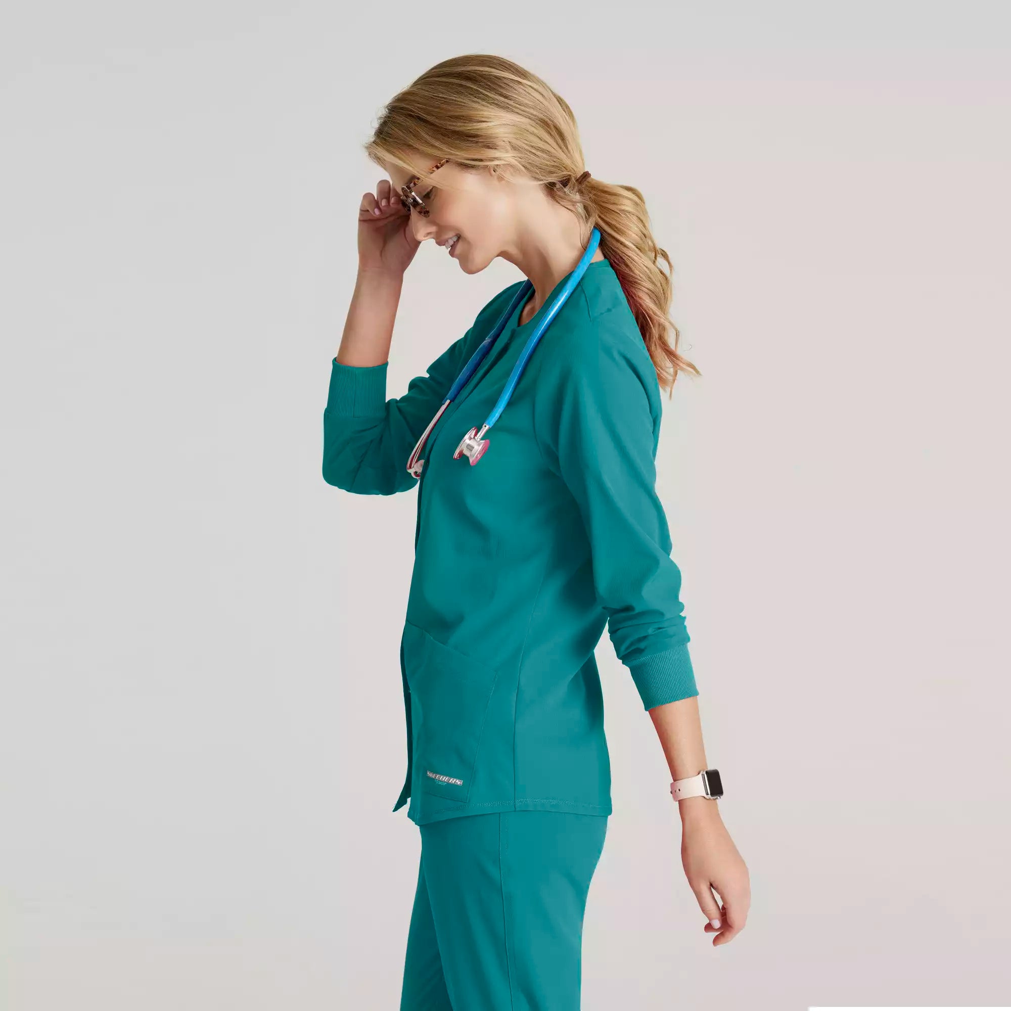 Women's Warm-Up Scrub Jacket With Eco-Friendly Stretch Fabric | SK401