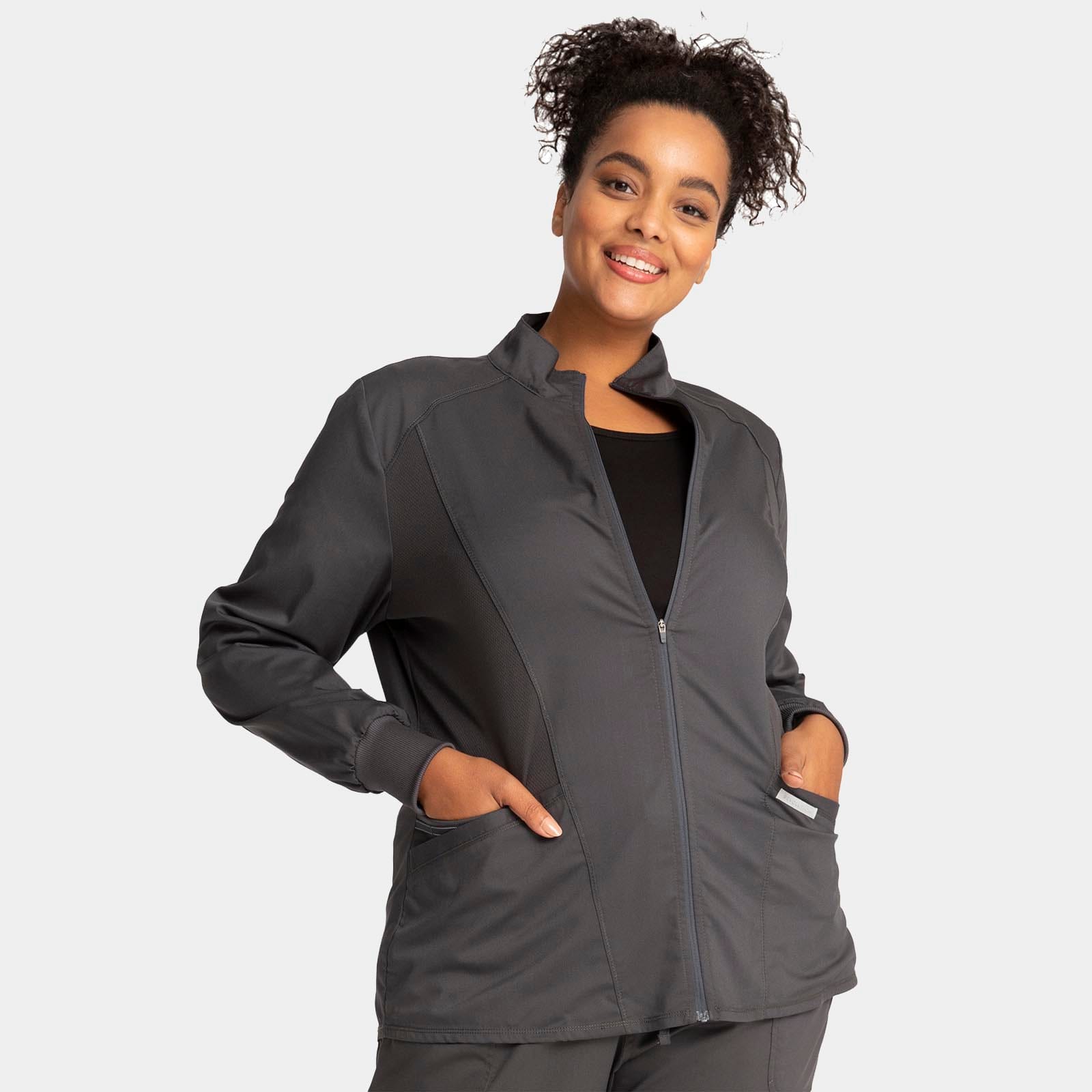 Zip Front High-Low Jacket | WW301