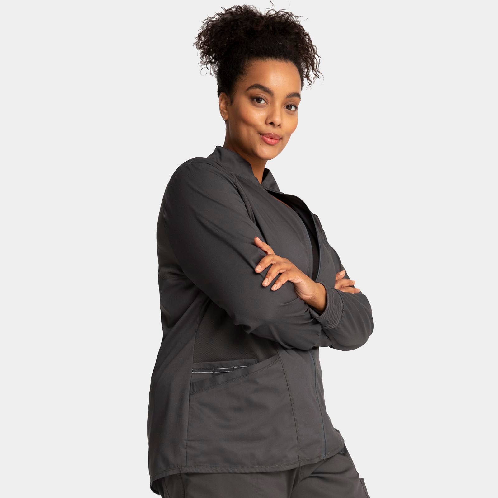 Zip Front High-Low Jacket | WW301