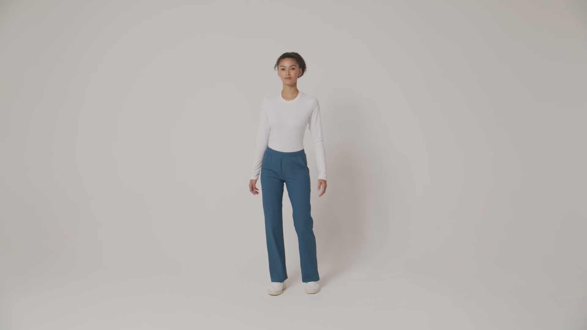 Load video: Women's 4-Pocket Straight Leg Pant Regular Length| IN023A