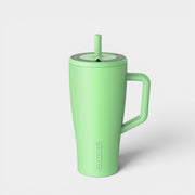 Read's Uniforms light green BrüMate Era 30oz tumbler with handle and straw. Features leakproof lid and BevGuard insulation.