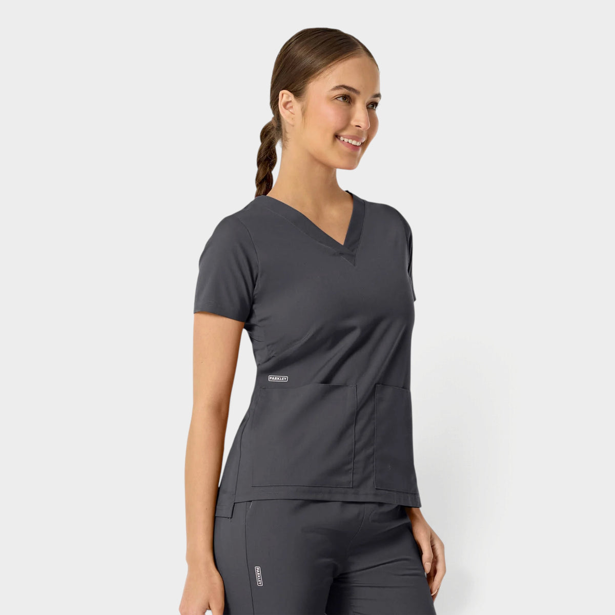 Astrid Women's Two Pocket V-Neck Scrub Top | 1006
