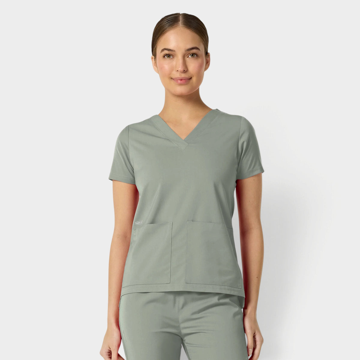 Astrid Women's Two Pocket V-Neck Scrub Top | 1006